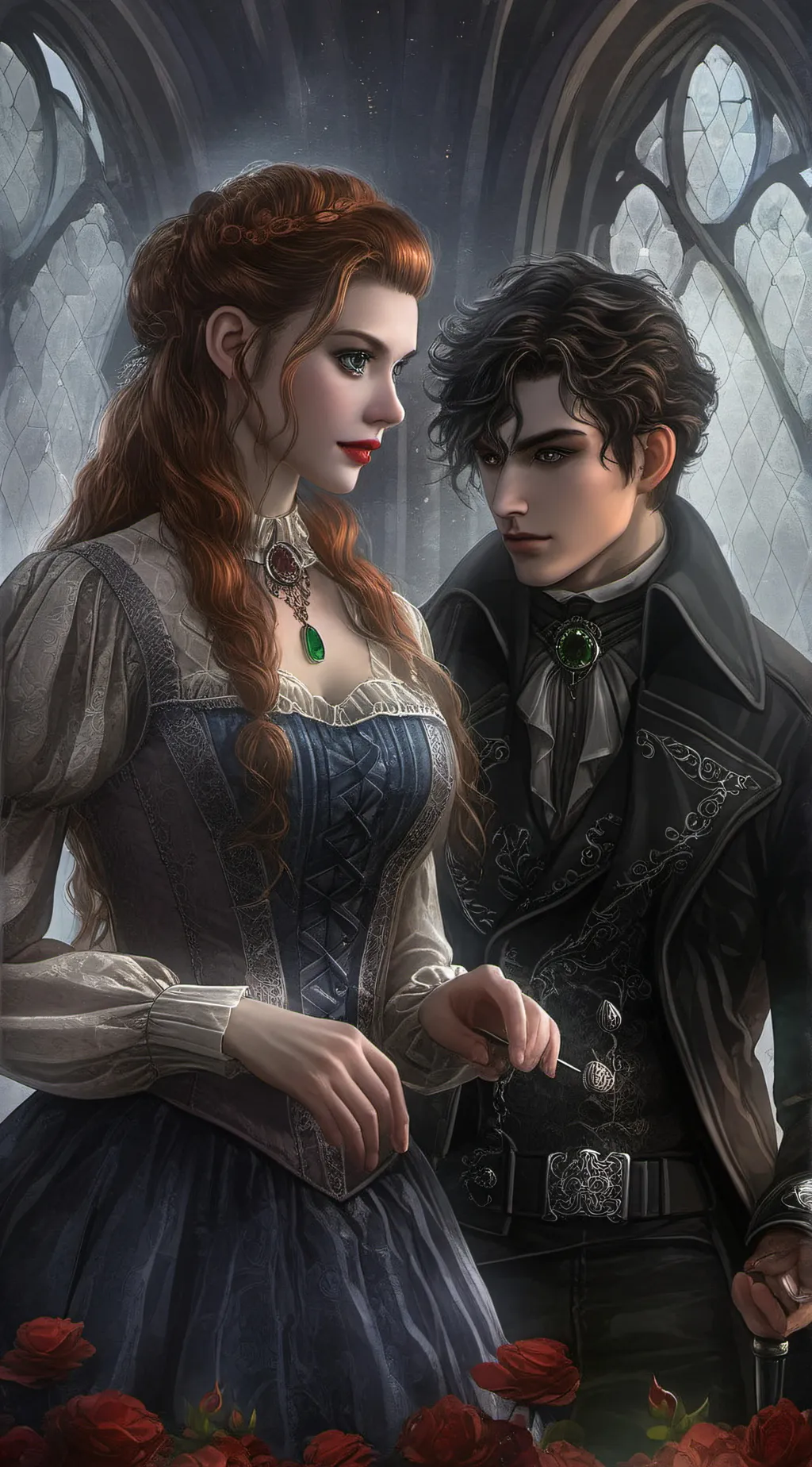 ai character: sam and Cody  background