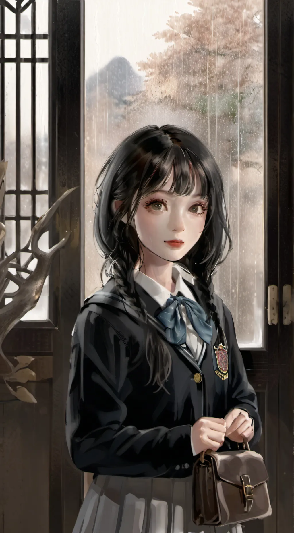 ai character: Naomi hogwarts  background