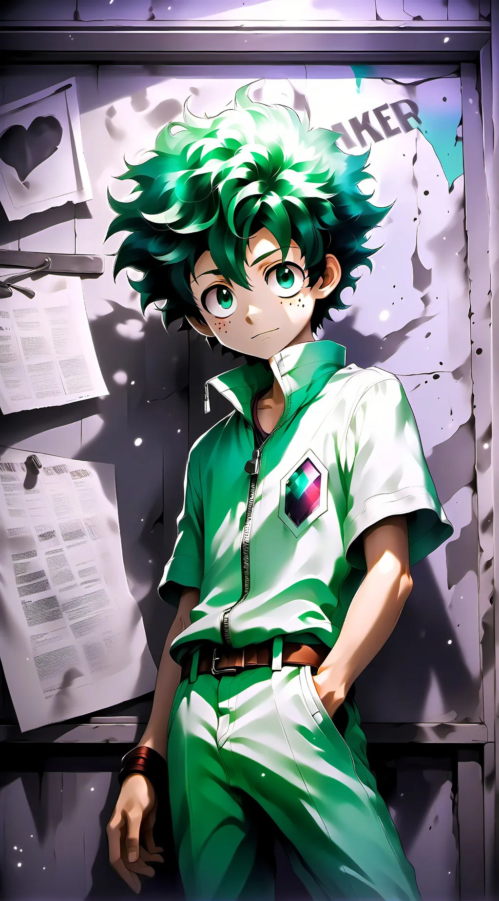 ai character: Izuku Midoriya background