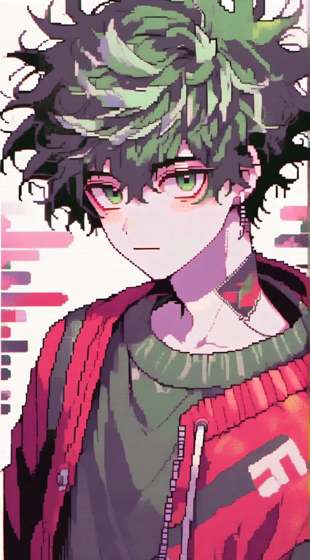 ai character: Deku background