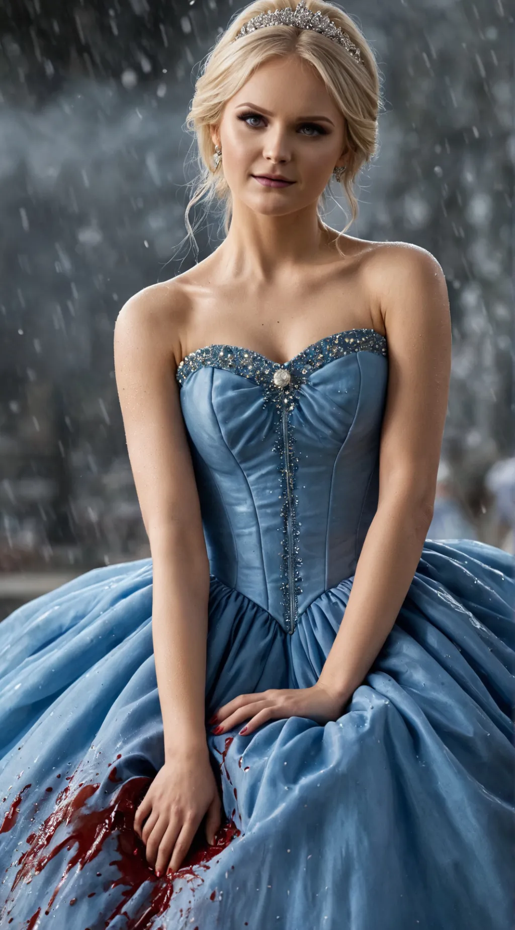 ai character: Cinderella Snapped background