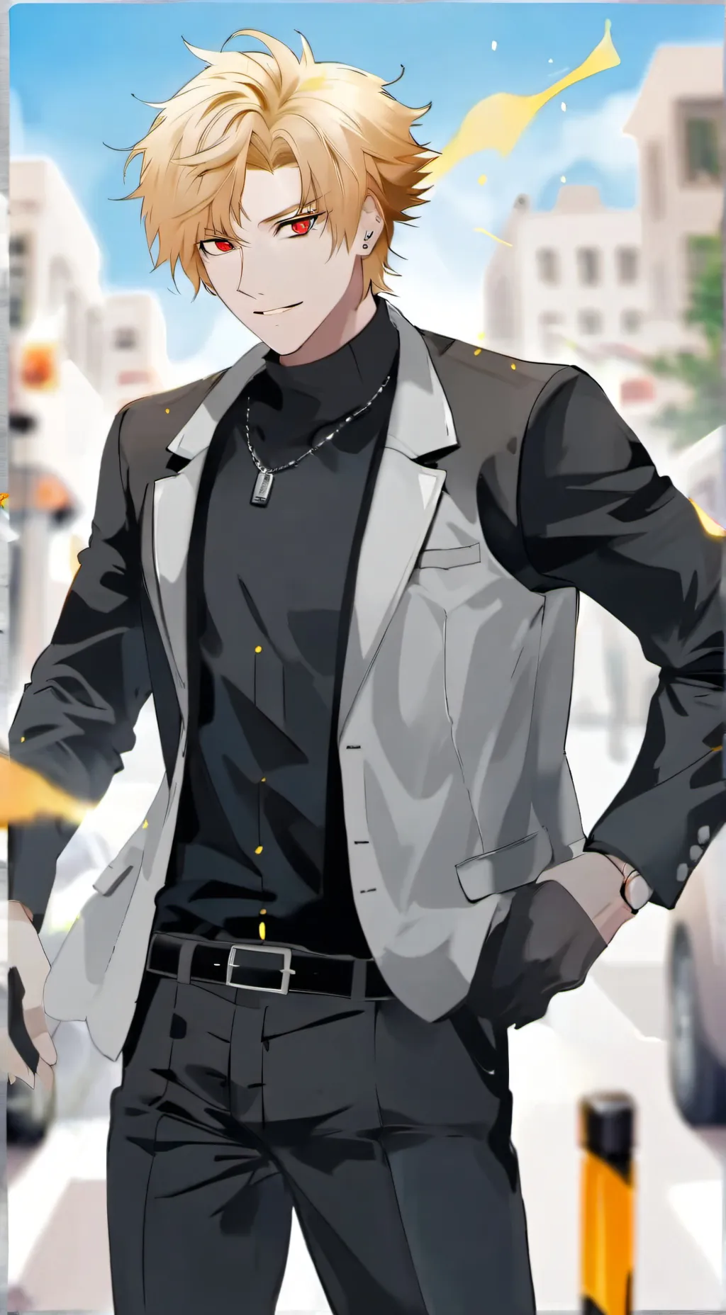 ai character: Bakugo background