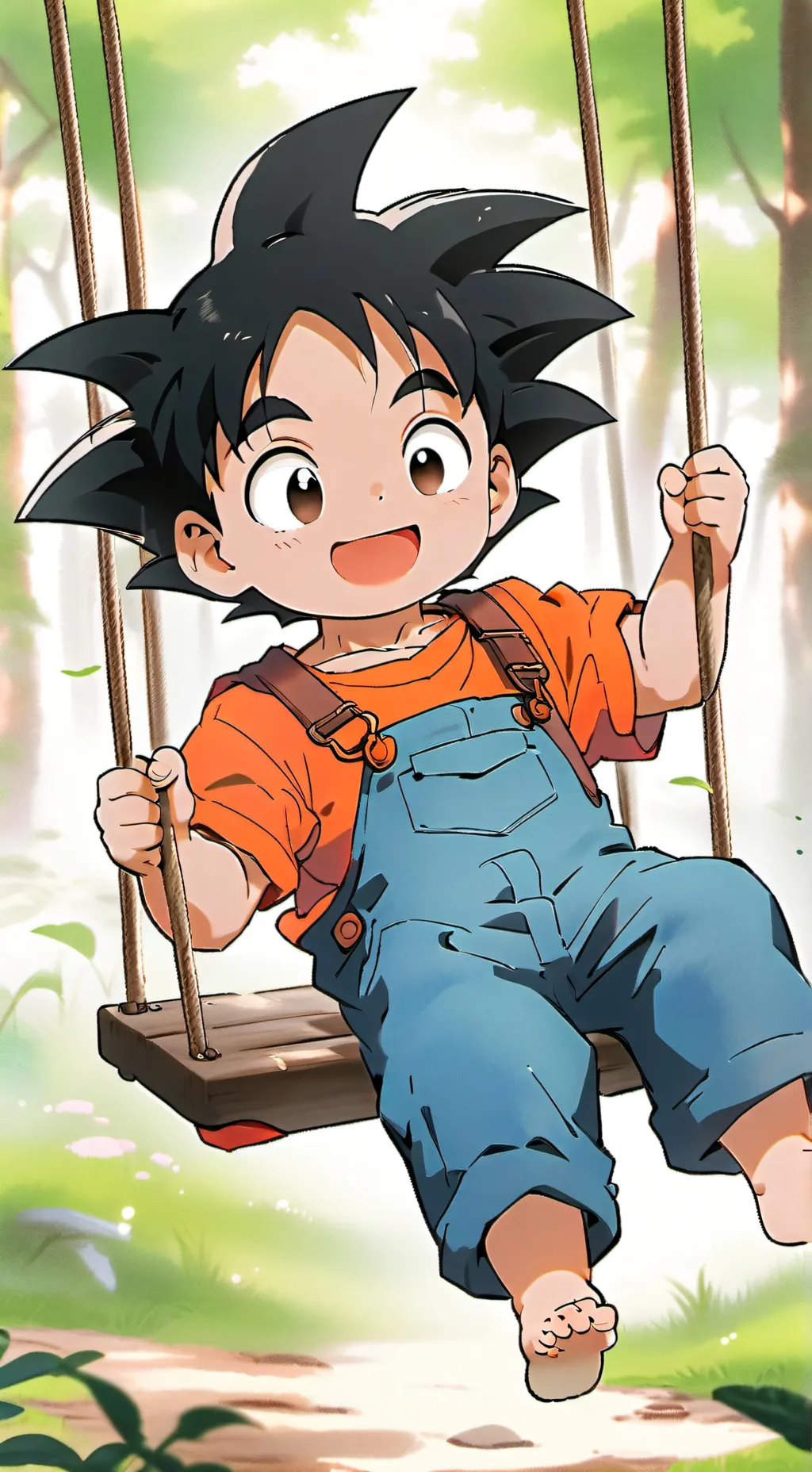 ai character: 👾Goku👾 background