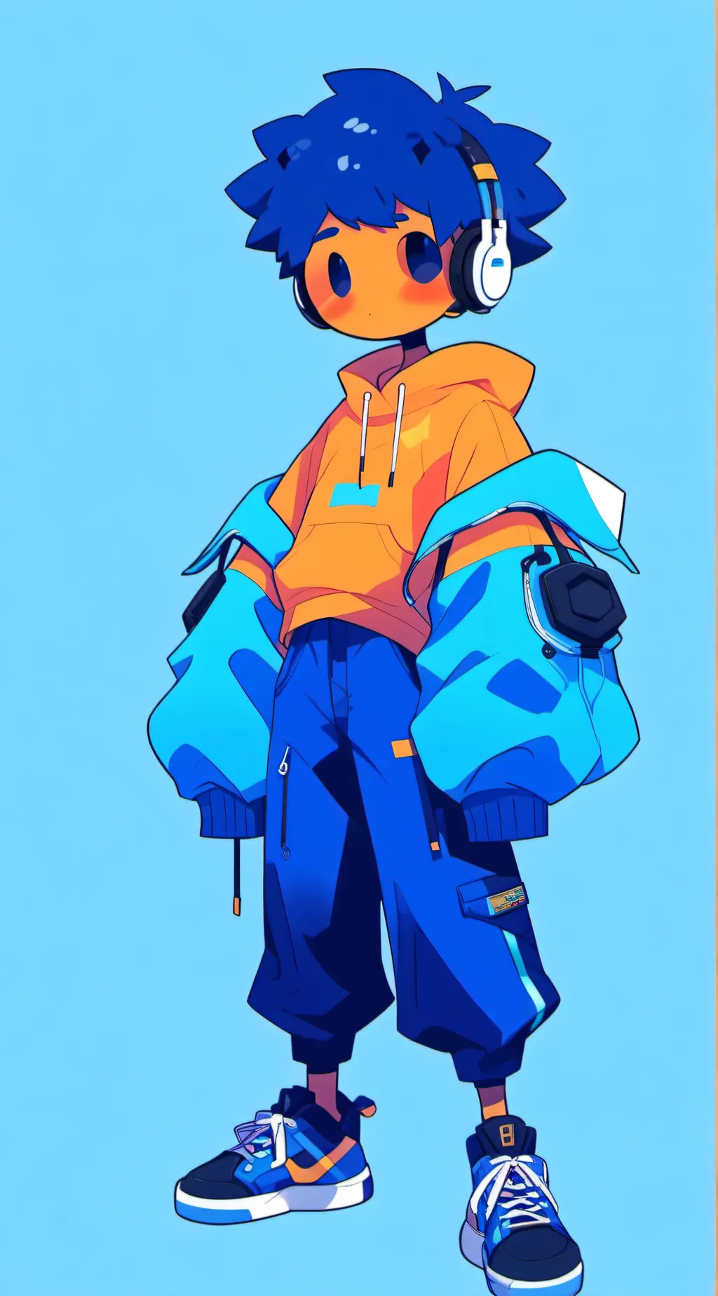ai character: OREN(SPRUNKI) background