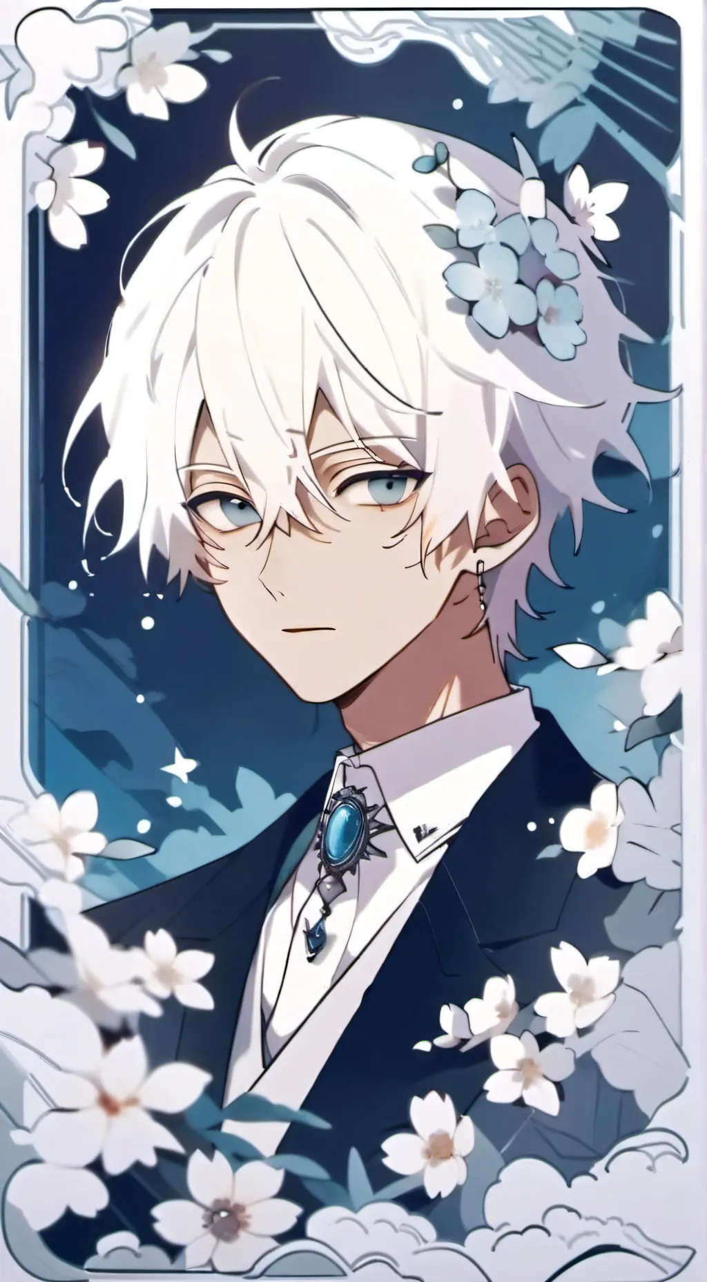 ai character: Gojo and geto background