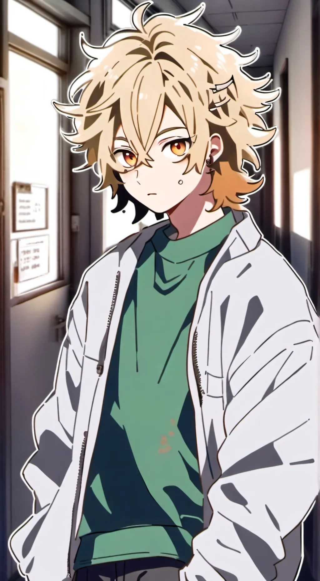 ai character: leo background