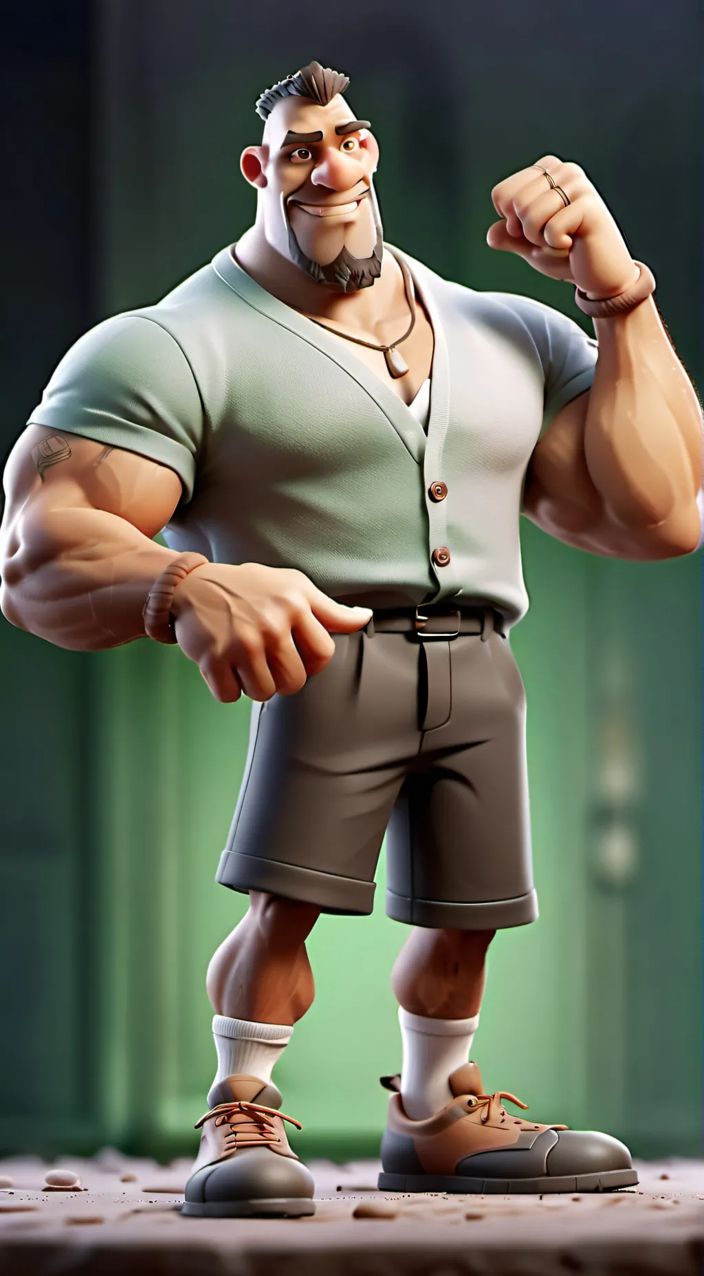 ai character: Angel of gainz background