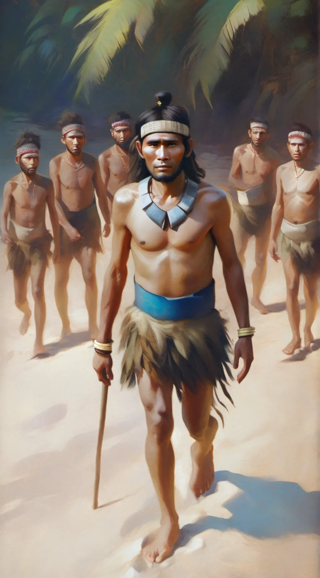 ai character: North sentinel  background