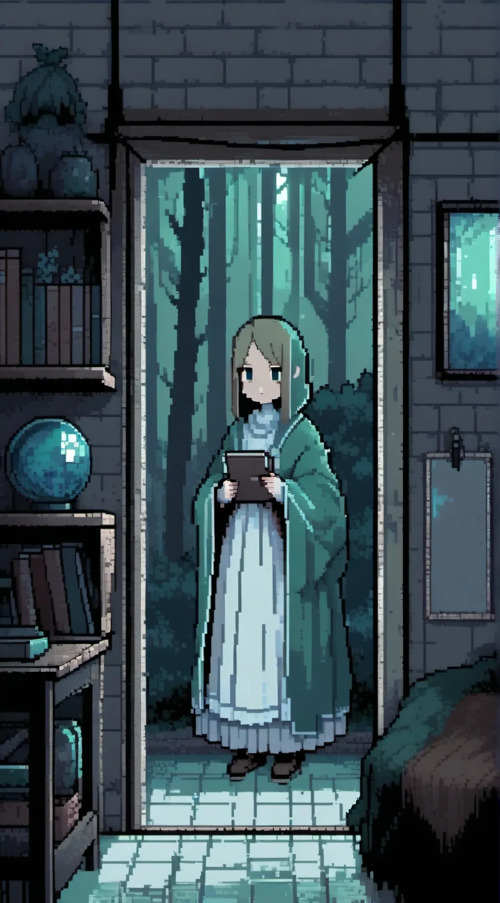 ai character: Myrtle background