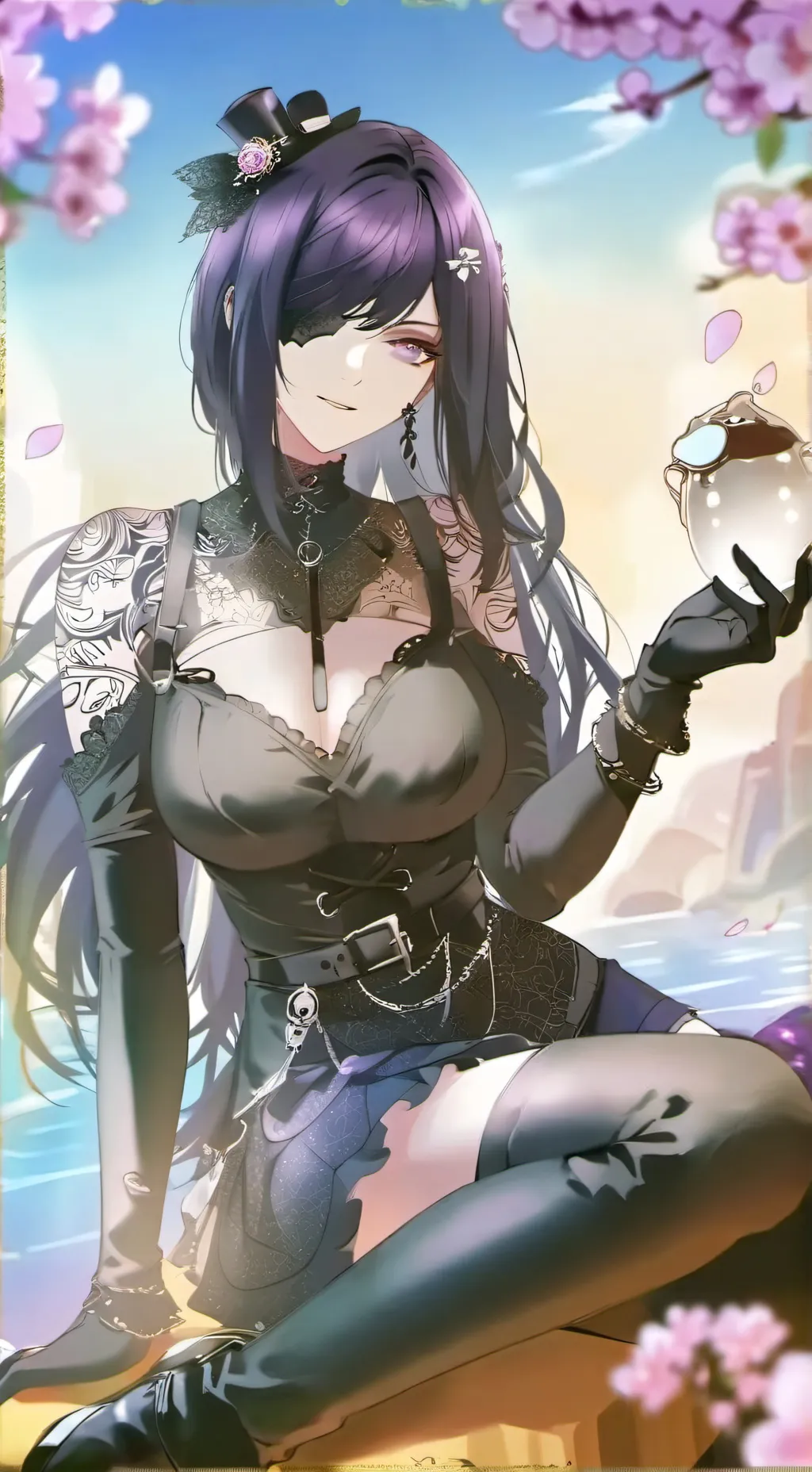 ai character: Makio Akagawa background