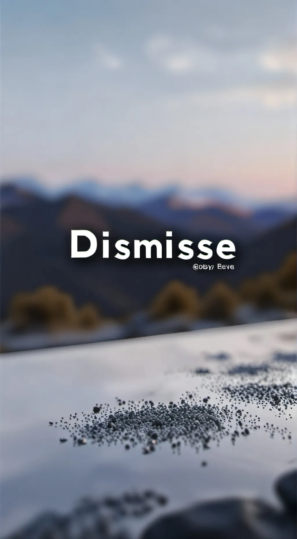 ai character: Dismisse background