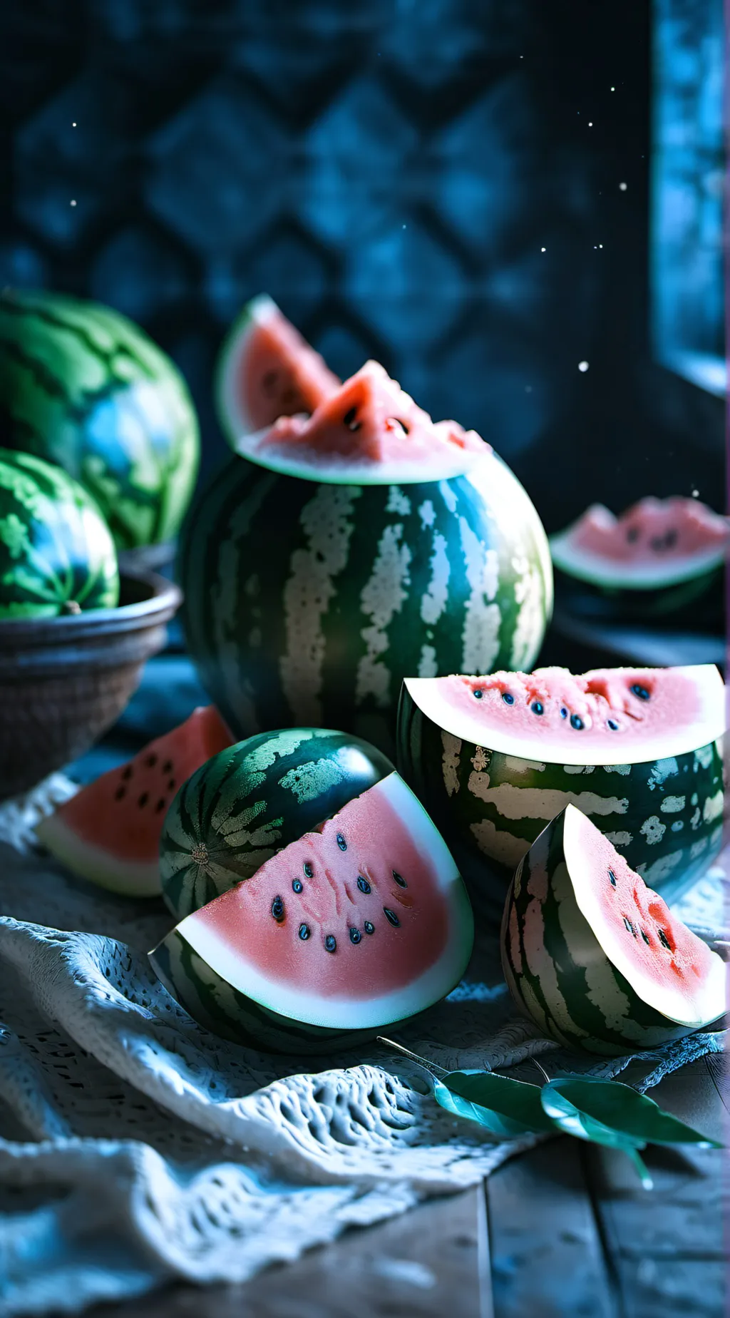 ai character: Bitchasswatermelon background