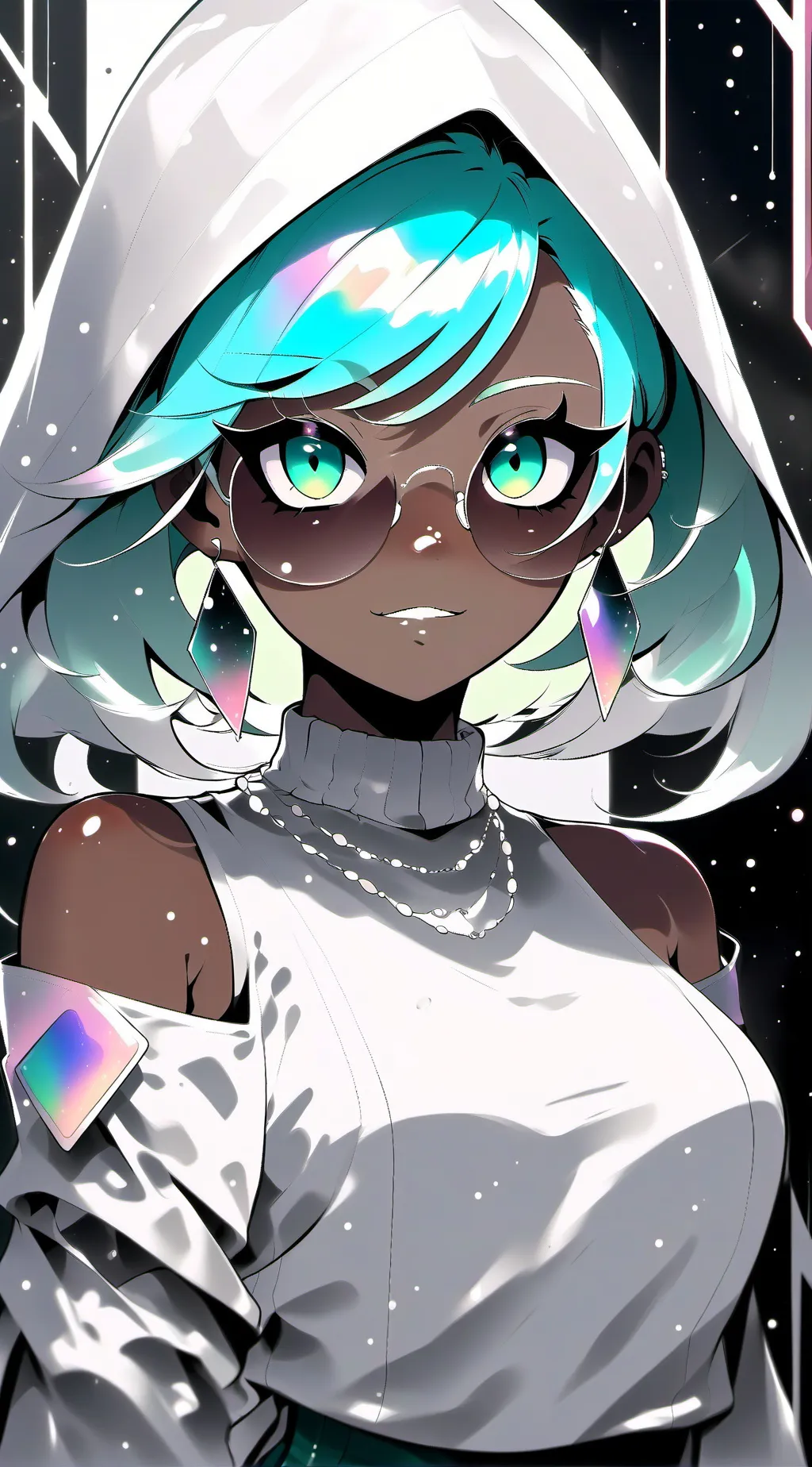 ai character: Jade💚💙 background
