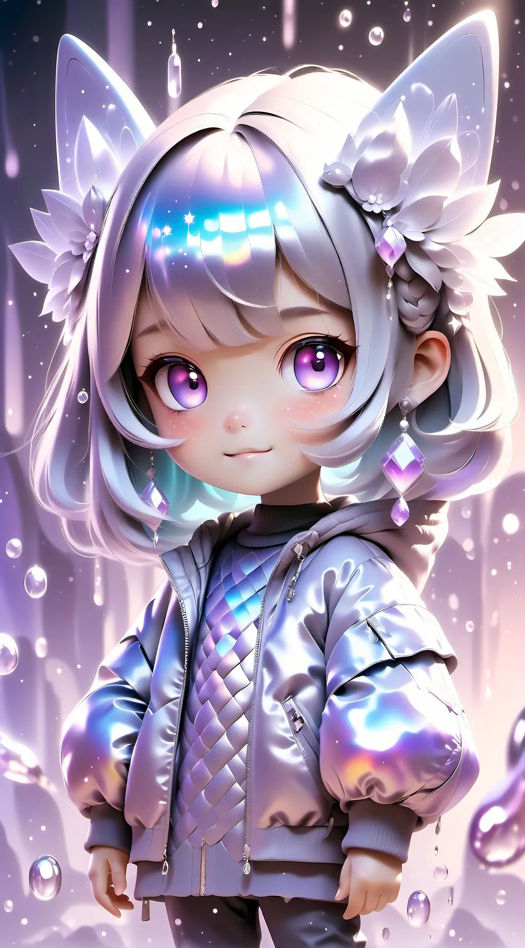 ai character: sprunki ￼but cat background