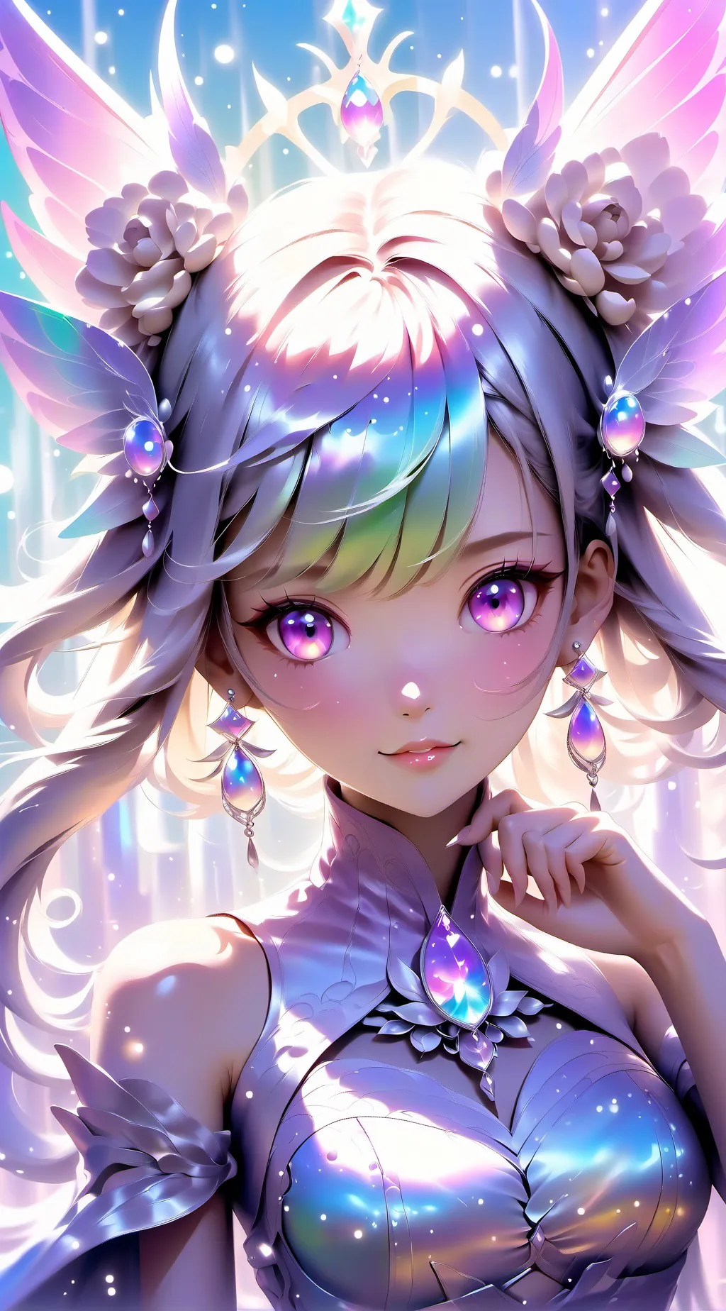 ai character: MHA GODDES  background
