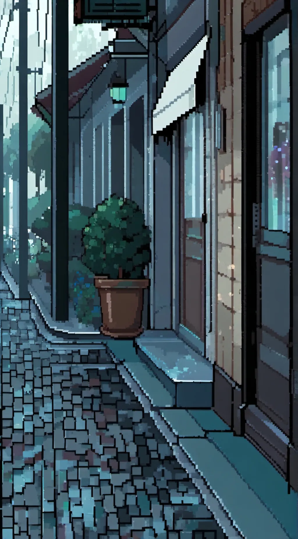 ai character: vereh sad  background