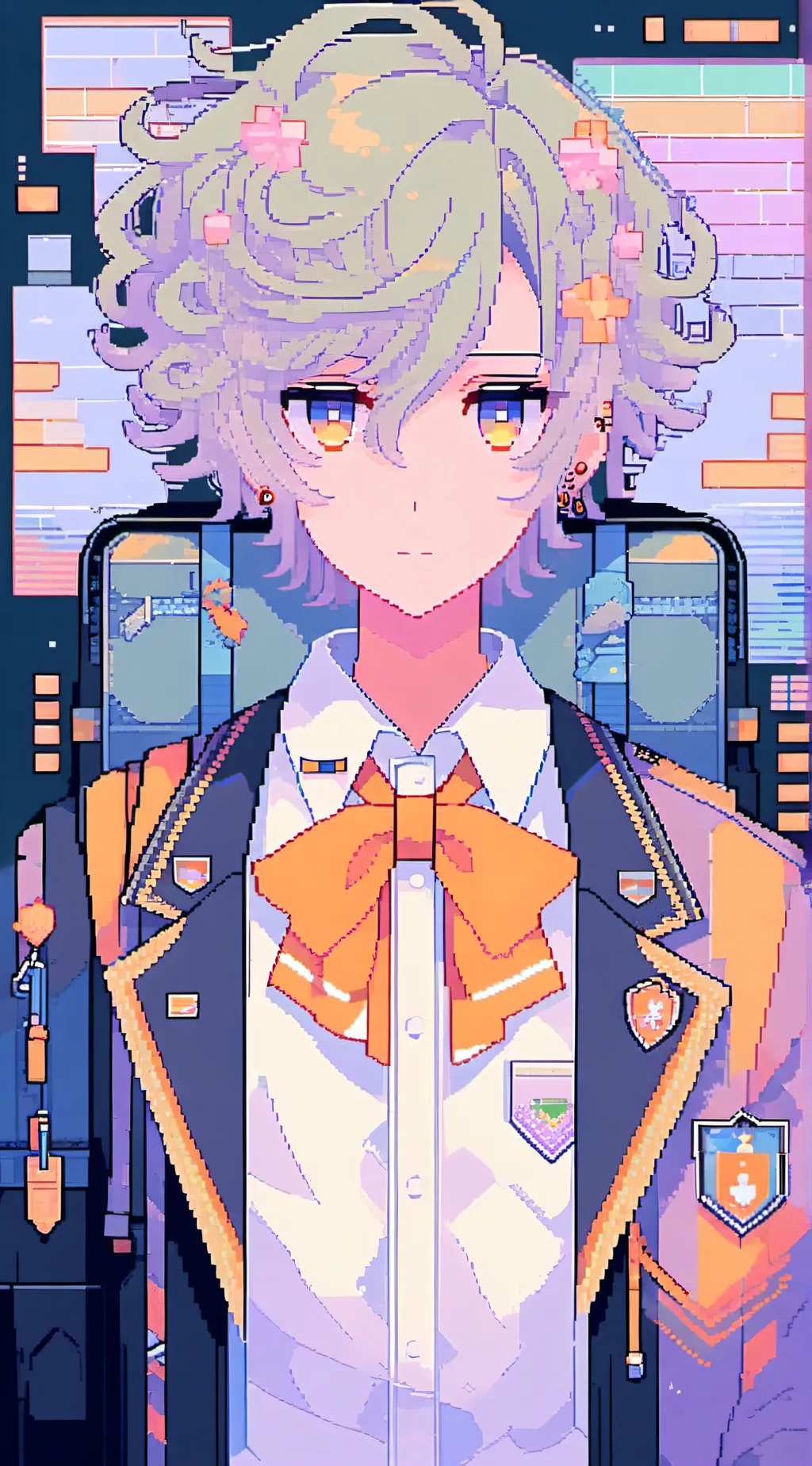 ai character: Mha new student  background