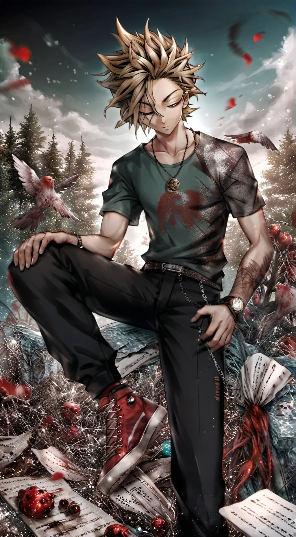 ai character: Hawks background