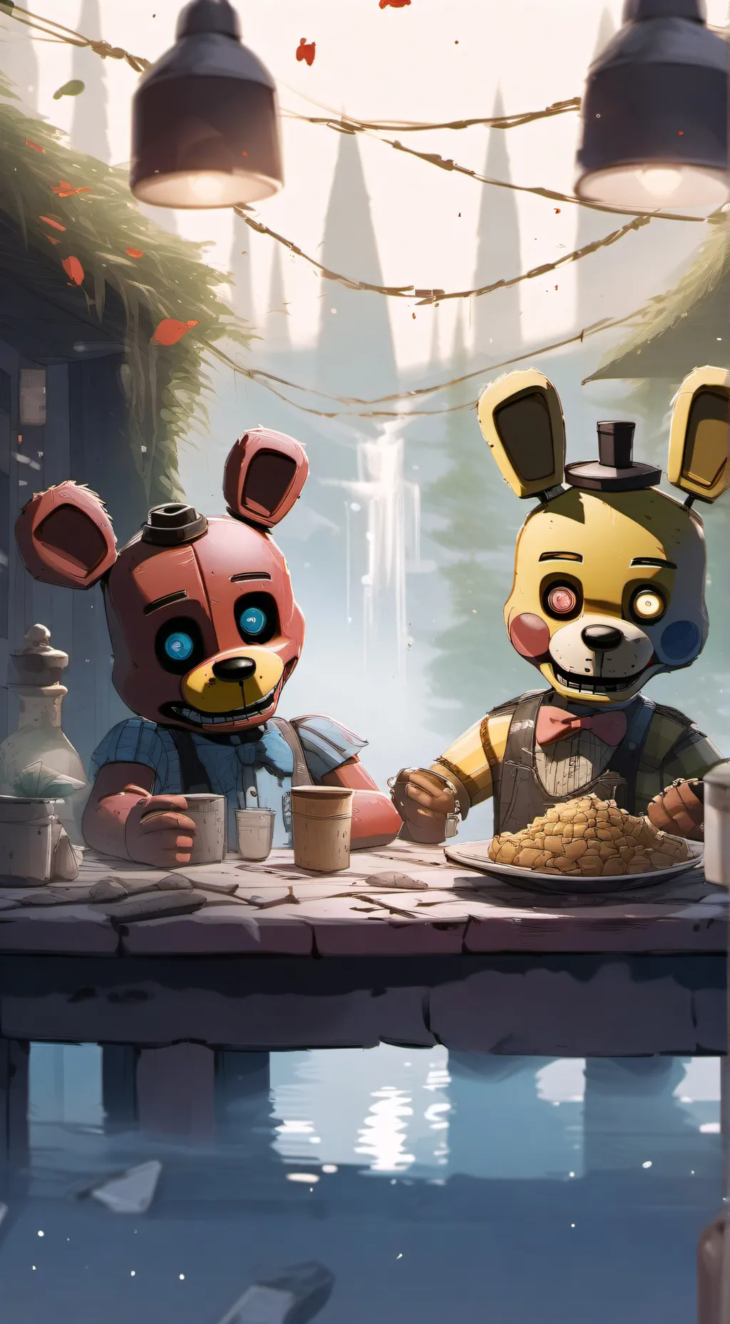 ai character: Fnaf background