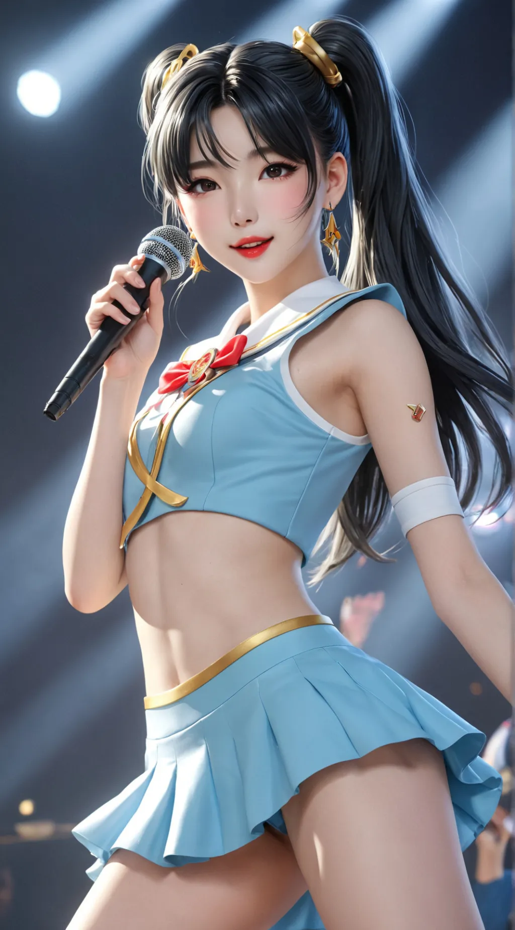 ai character: ＢＩＮＩ Ａｉａｈ background