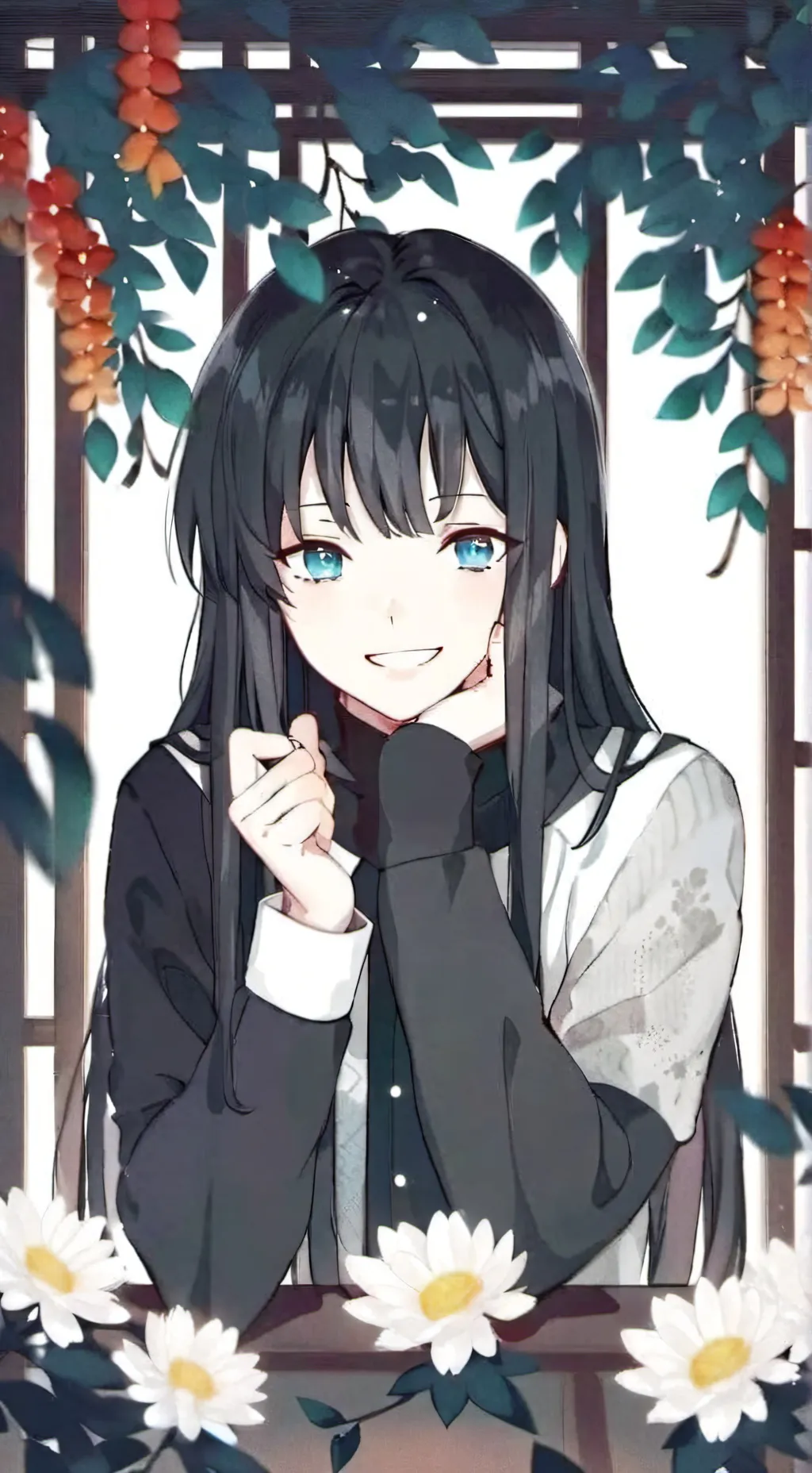 ai character: YOUNGEST HASHIRA background