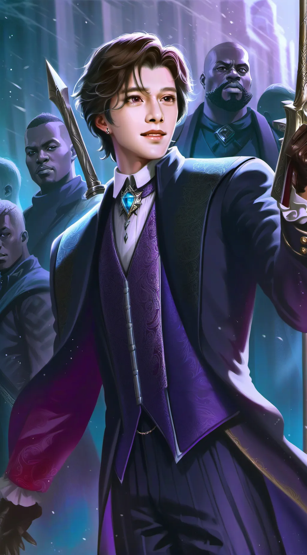 ai character: Дэмиен background