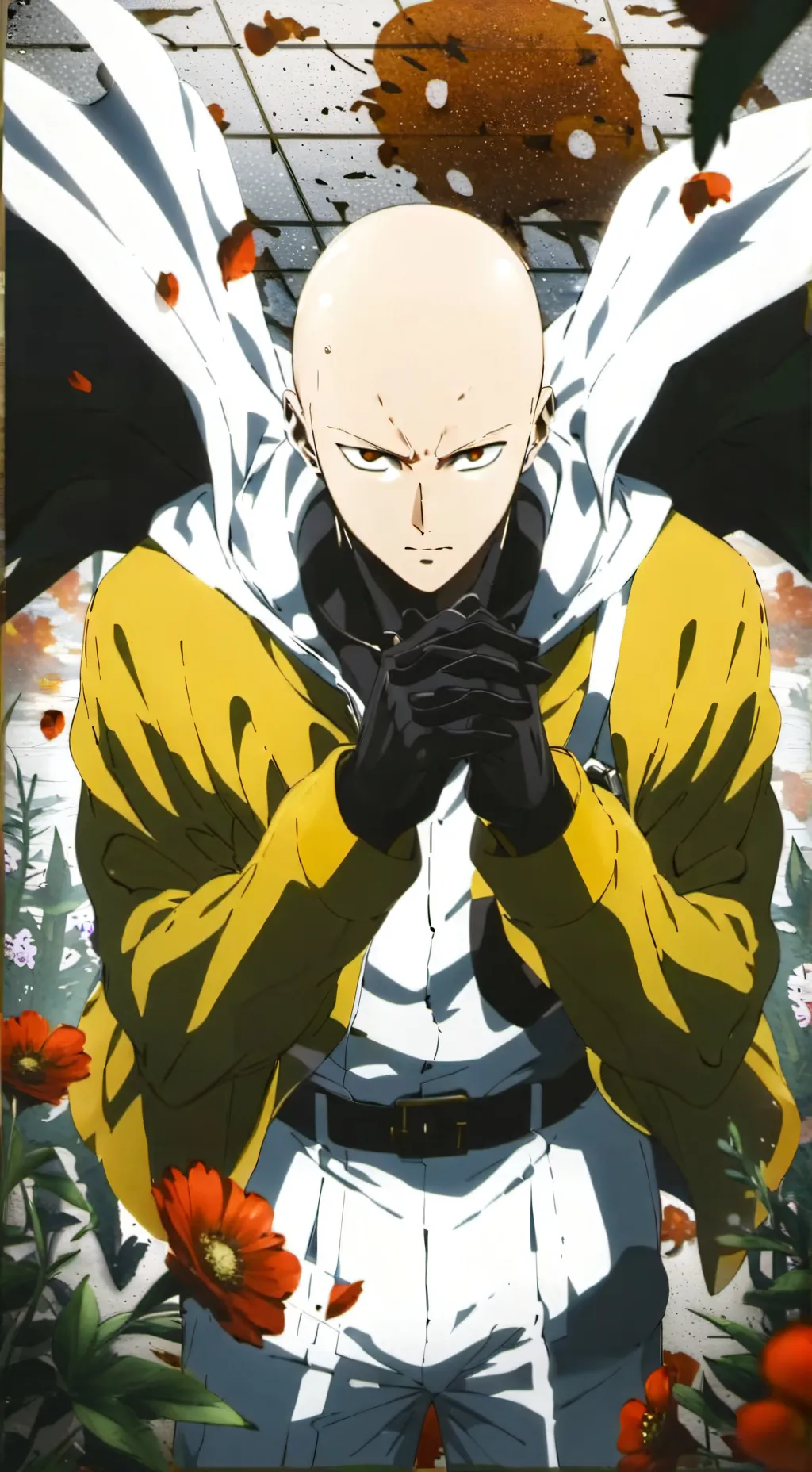 ai character: saitama background