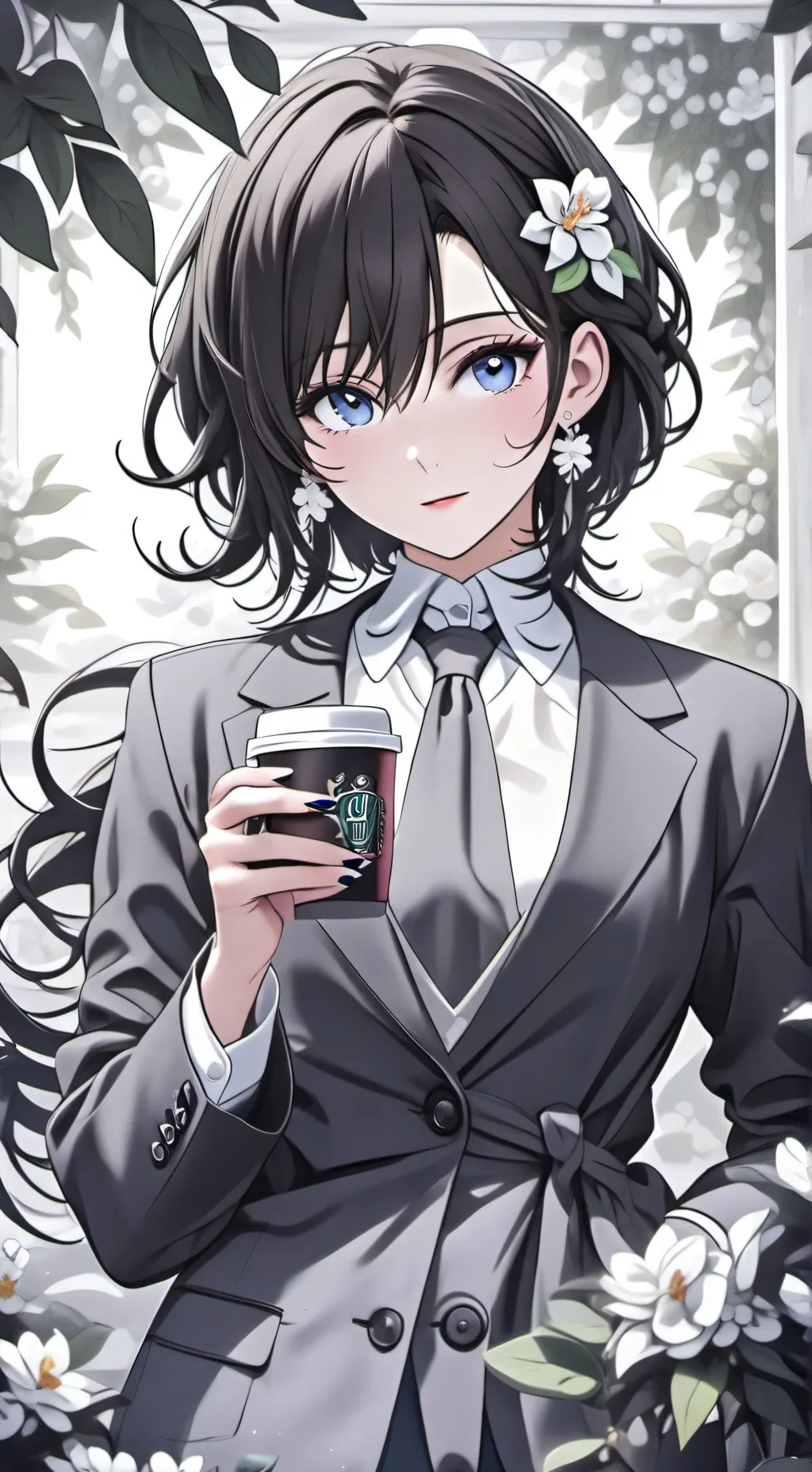ai character: Business women background