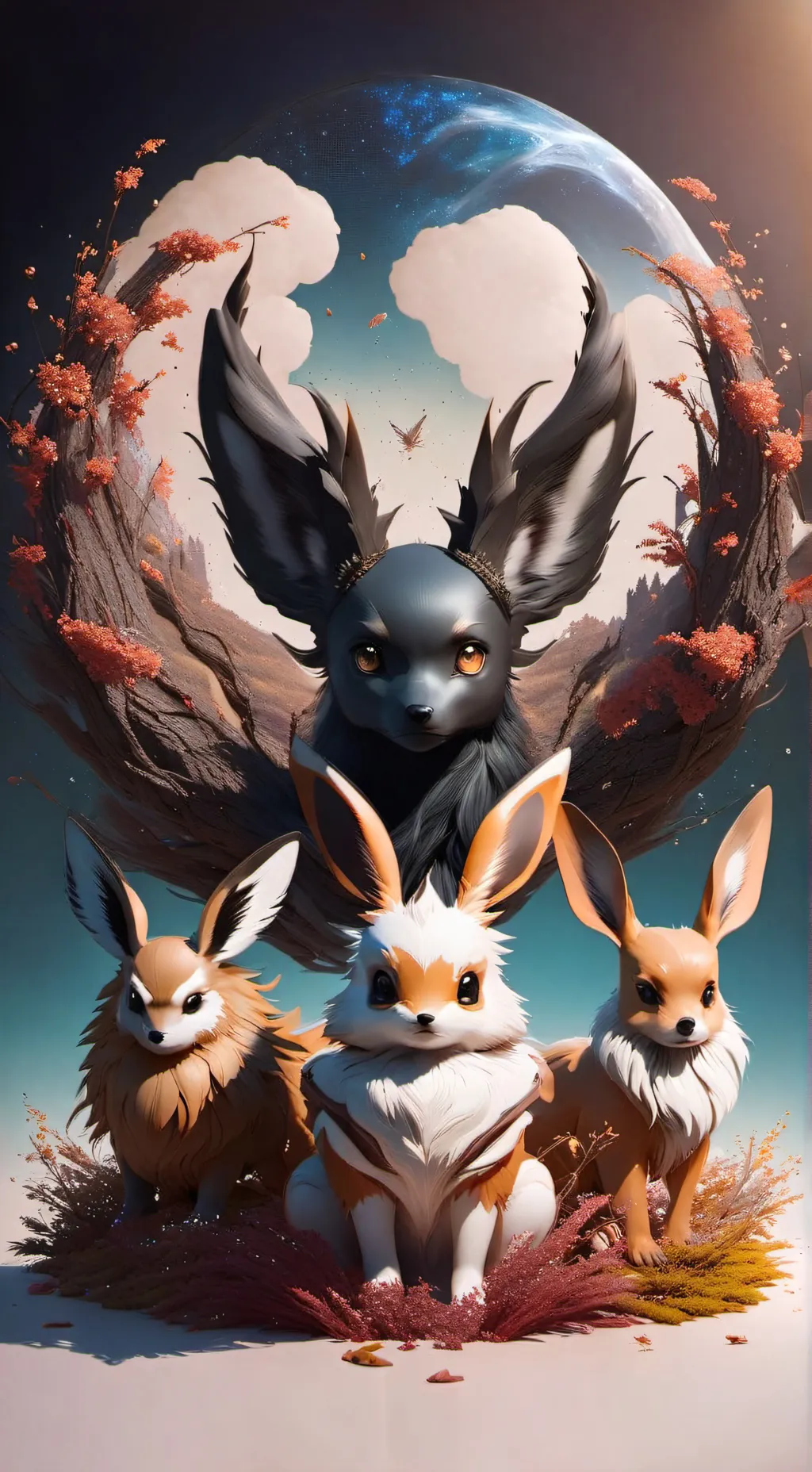 ai character: Eevee family background