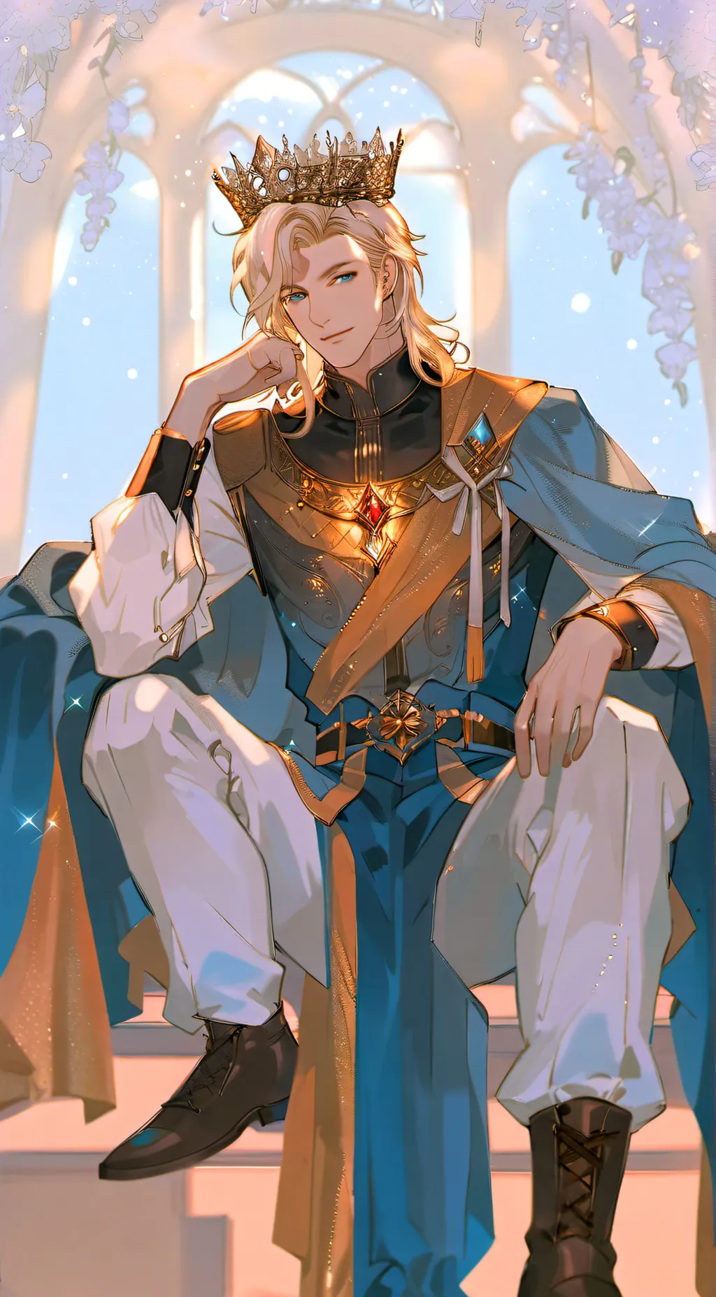 ai character: Prince Adrian  background