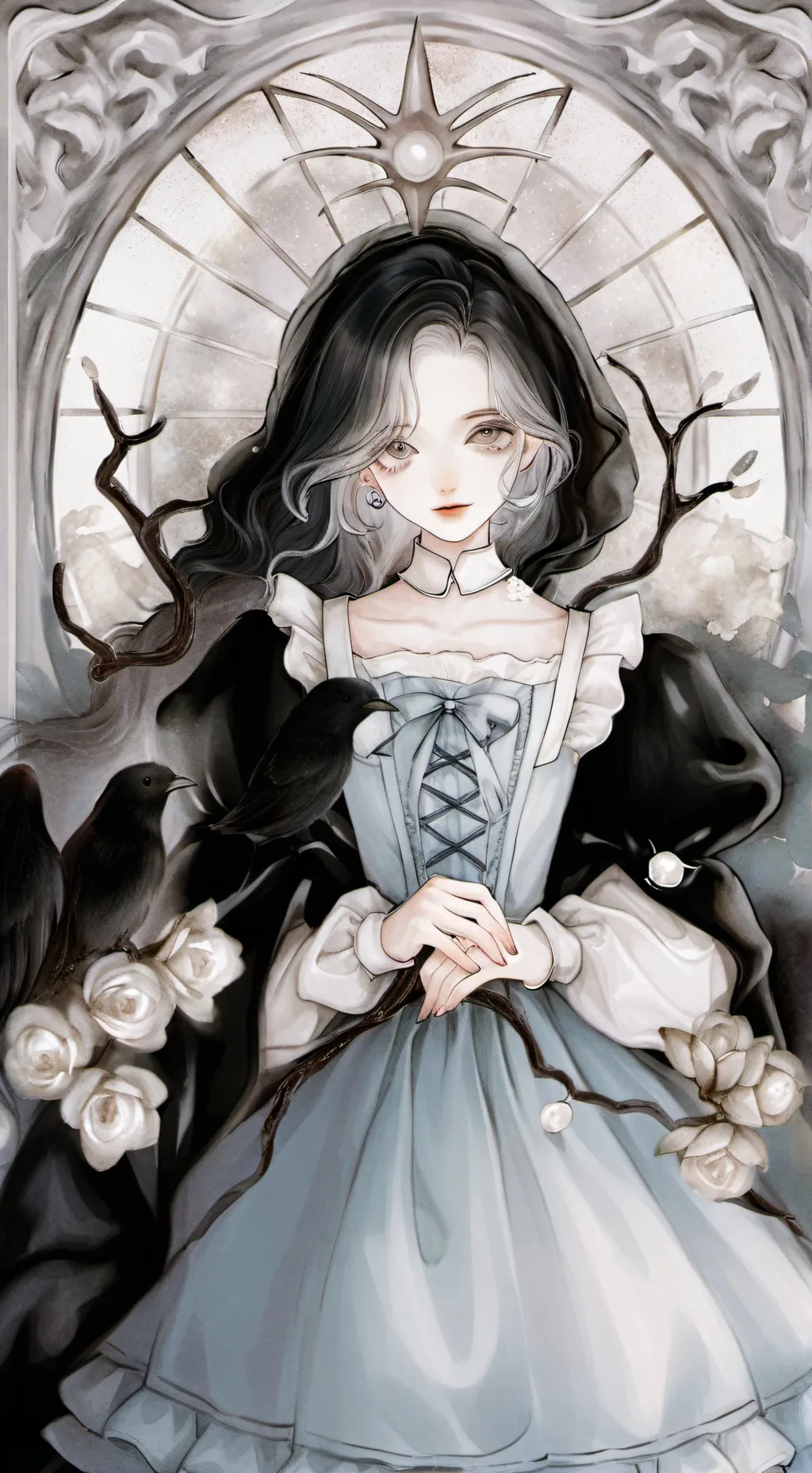 ai character: lily&bella background