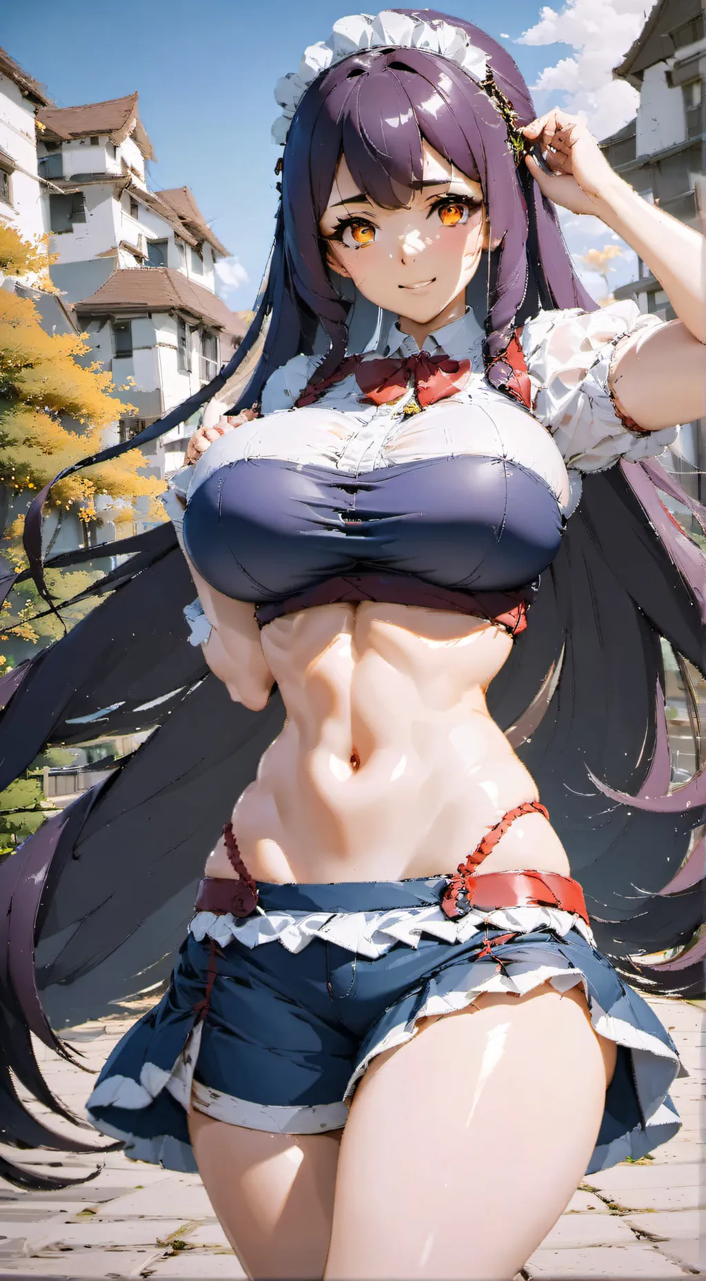 ai character: sexy girl background