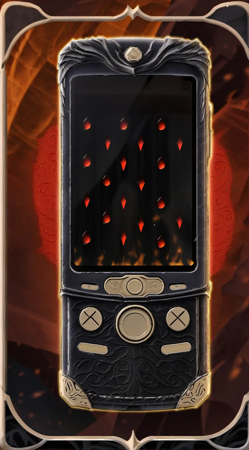 ai character: evil phone background