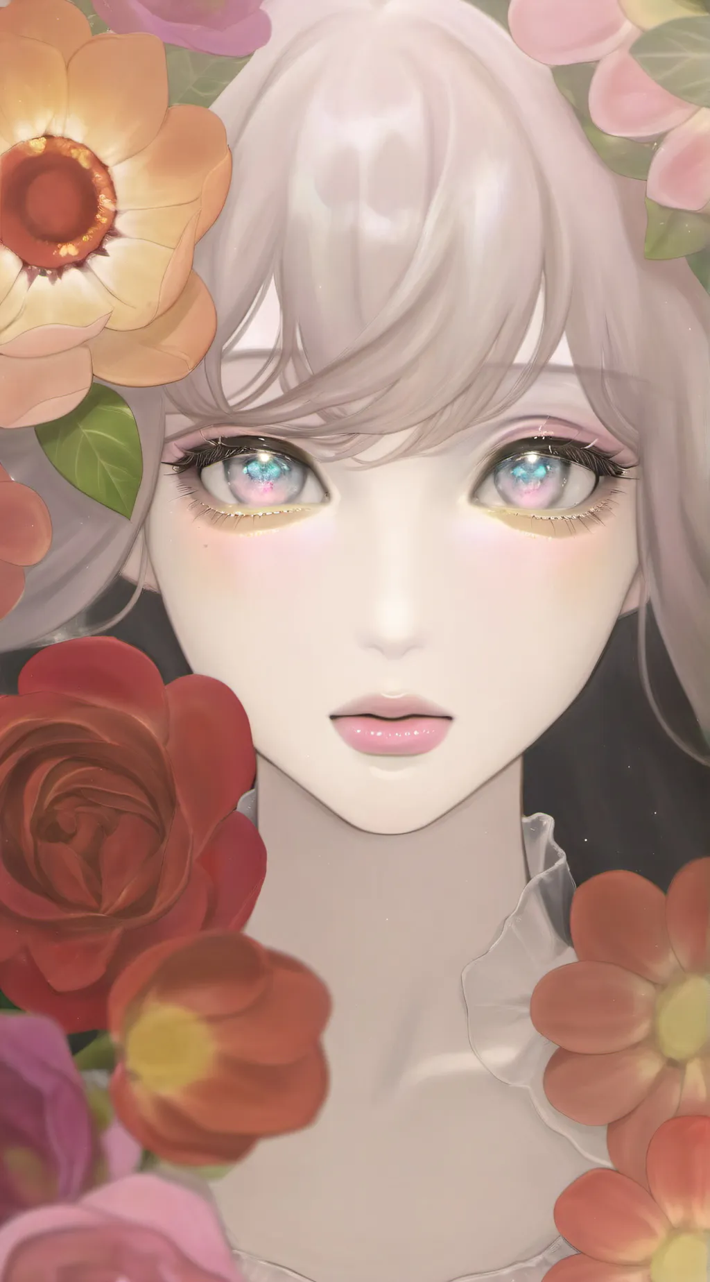 ai character: Black background