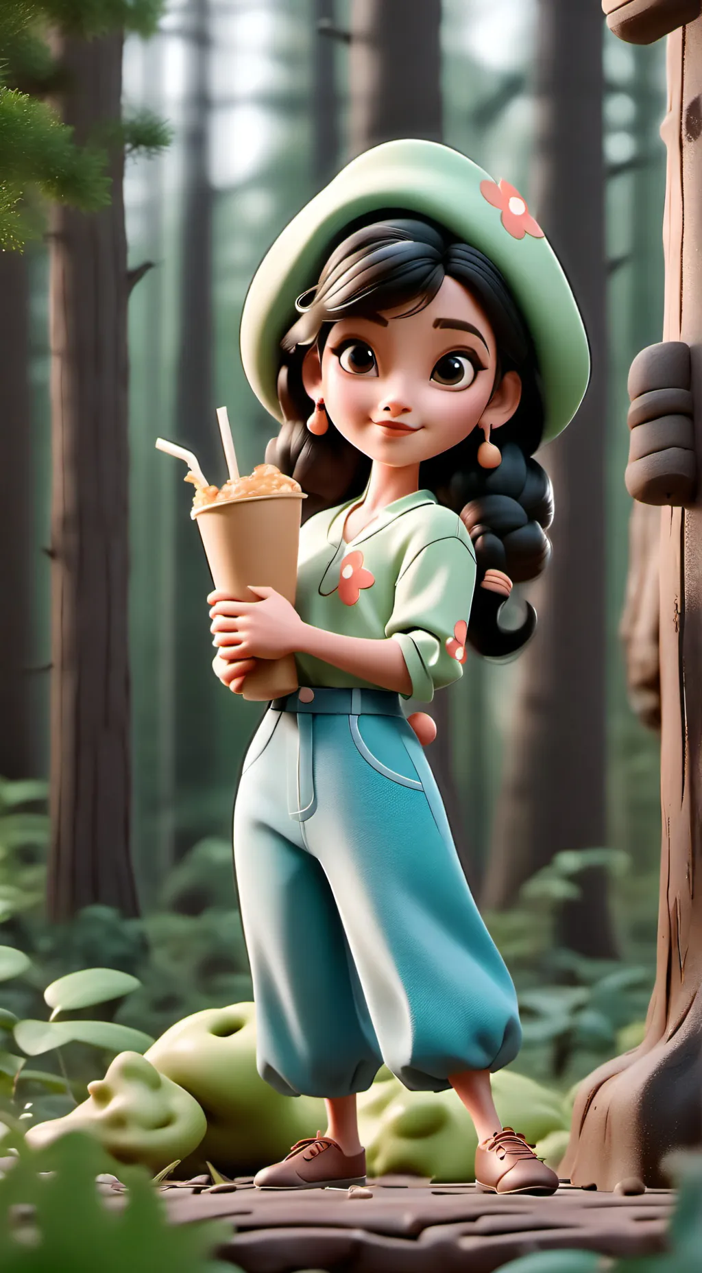 ai character: Effie background