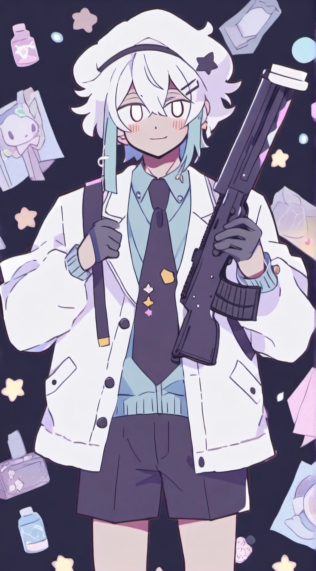 ai character: Oliver  background