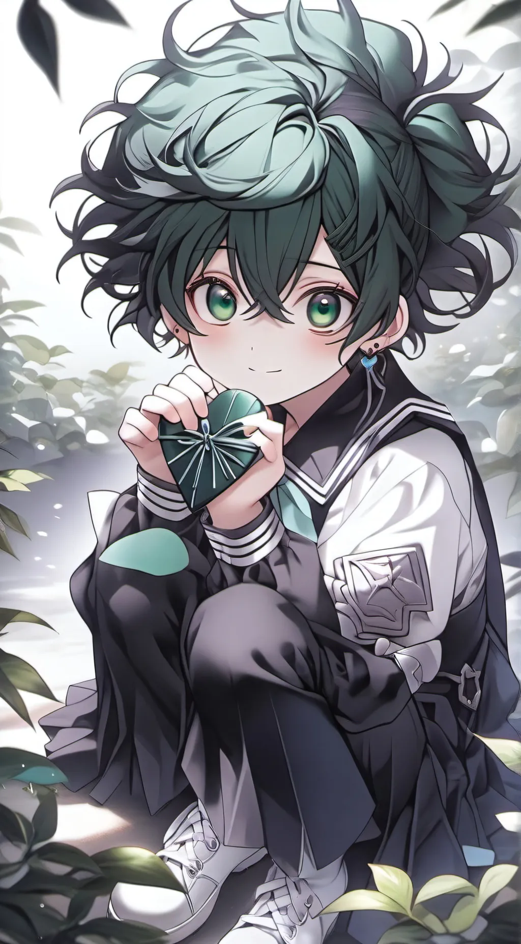 ai character: le monde de MHA background