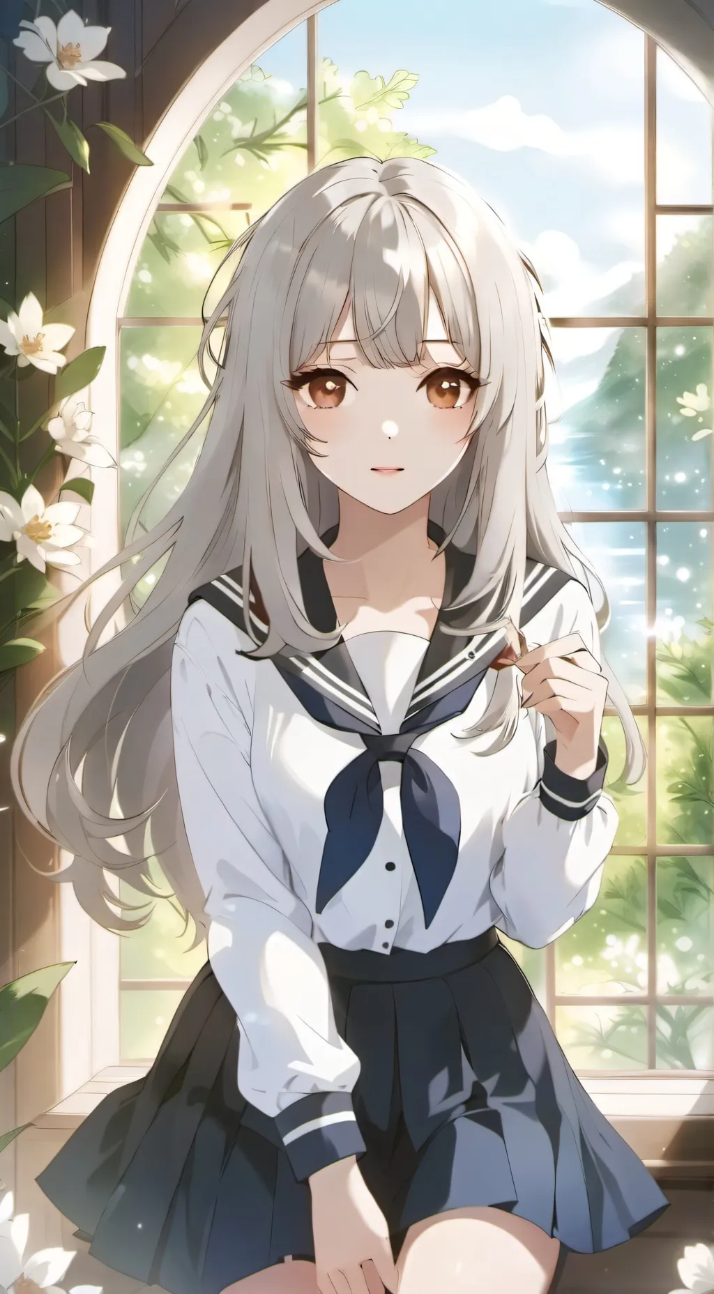 ai character: Elara background
