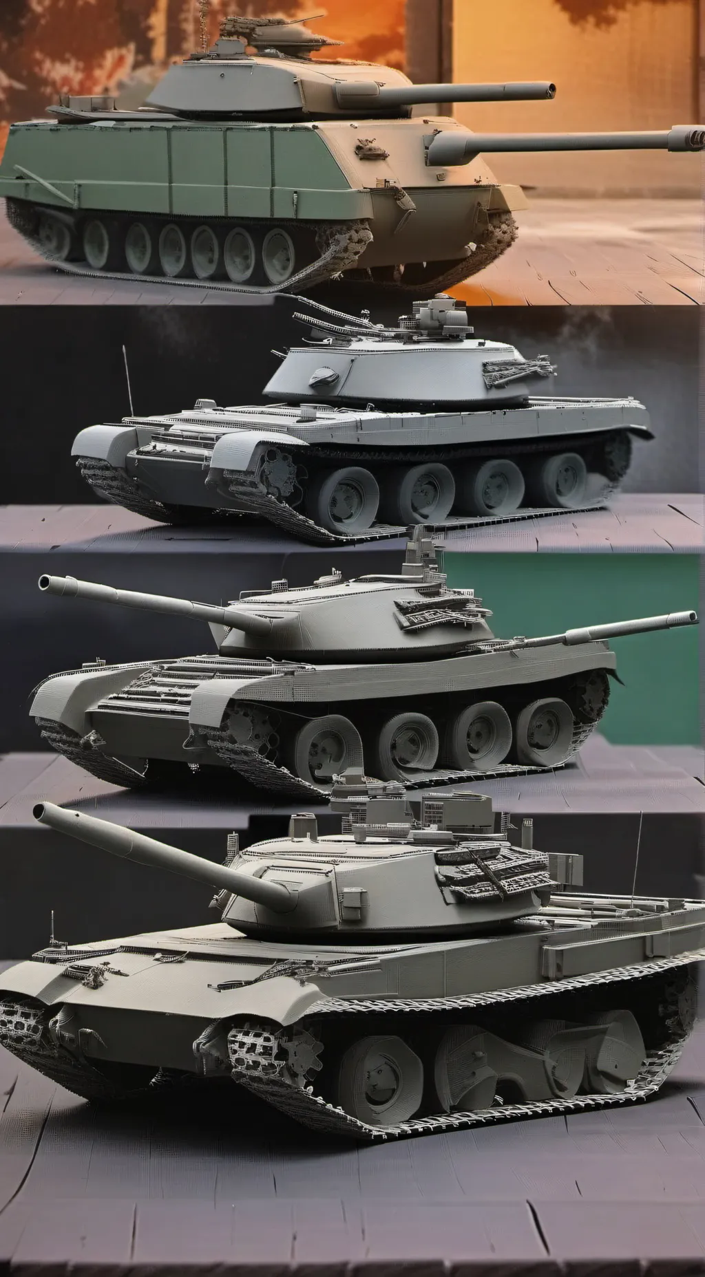 ai character: tanks background