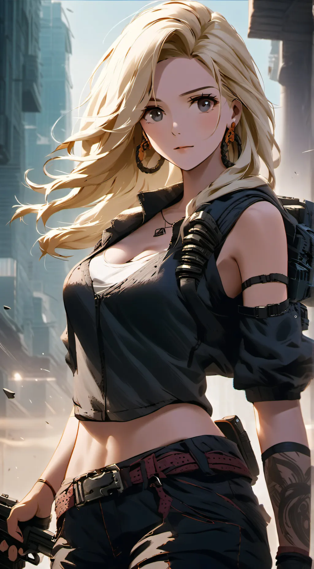ai character: Emerald background