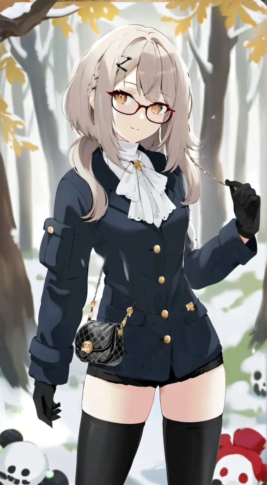ai character: Kny swap clothes background