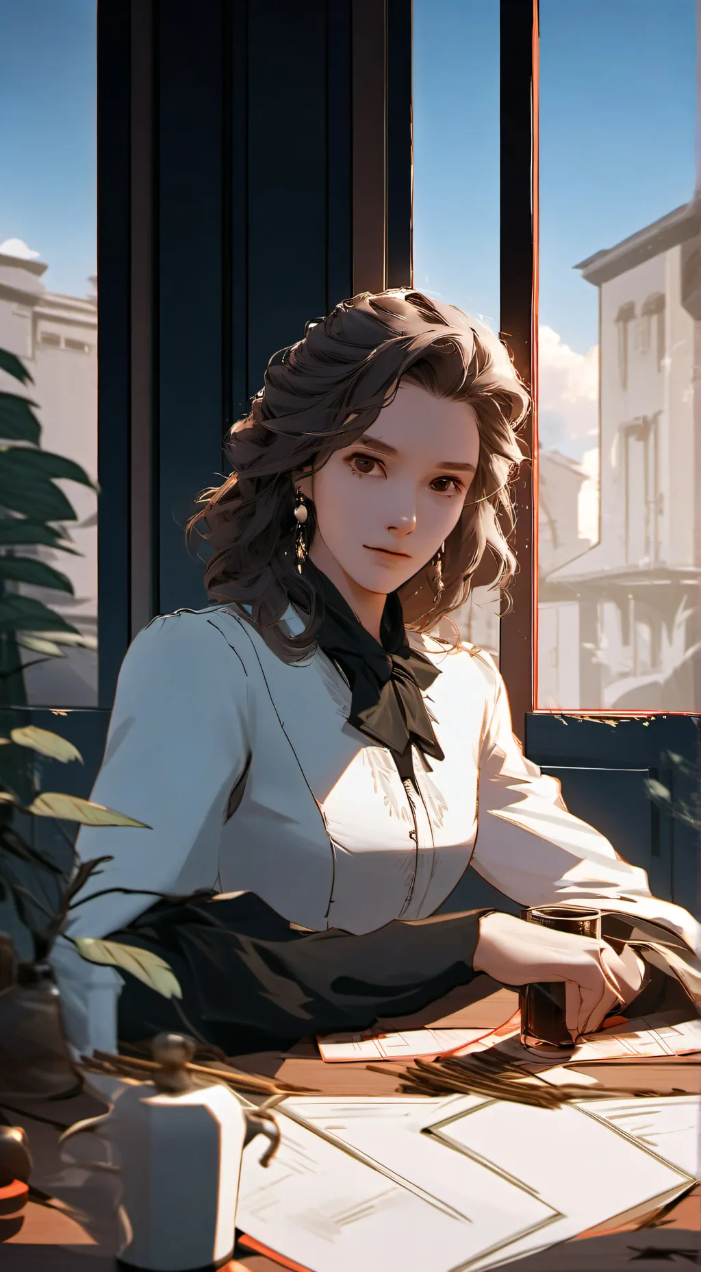 ai character: Ловин background