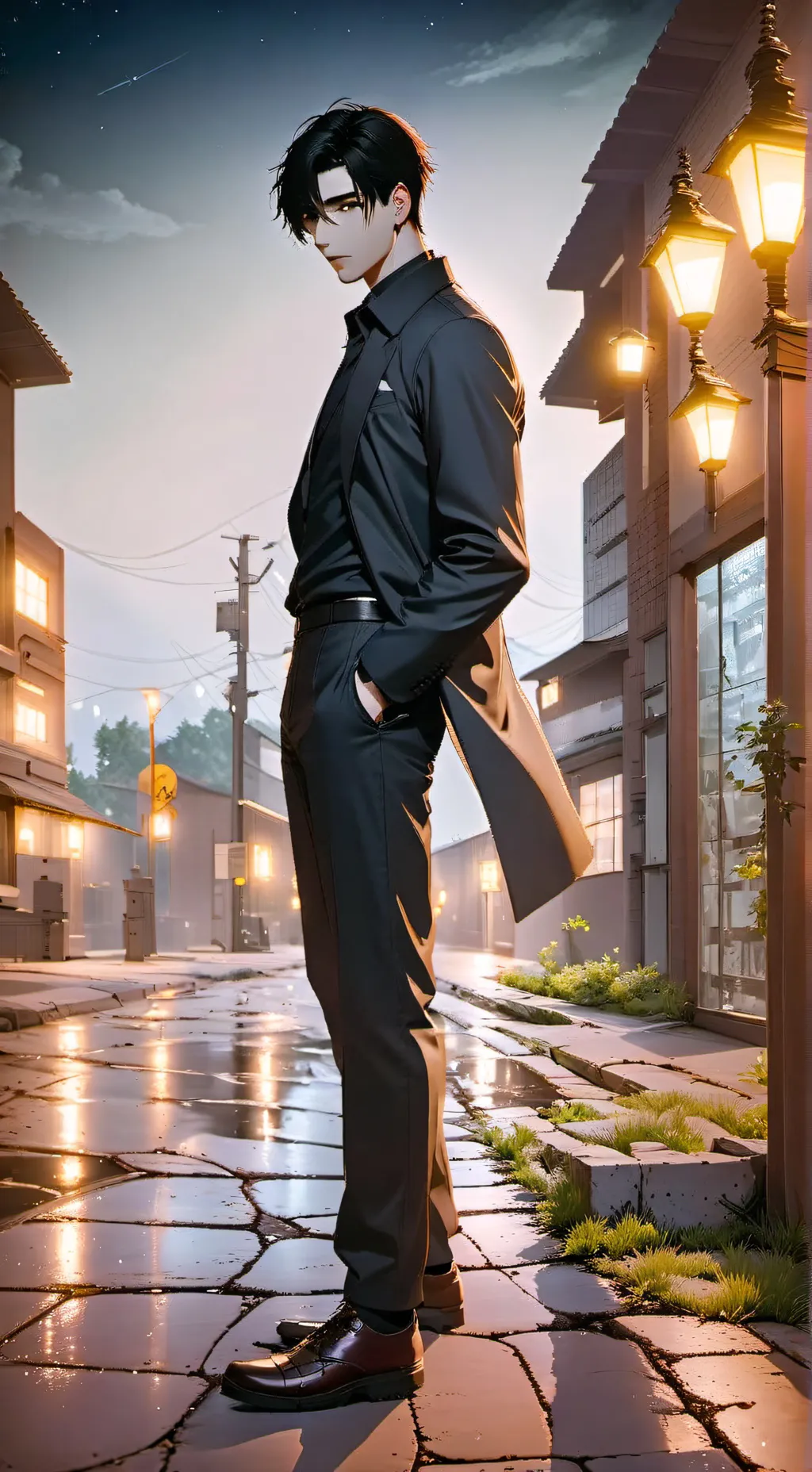 ai character: Hwang hyunjin skz background