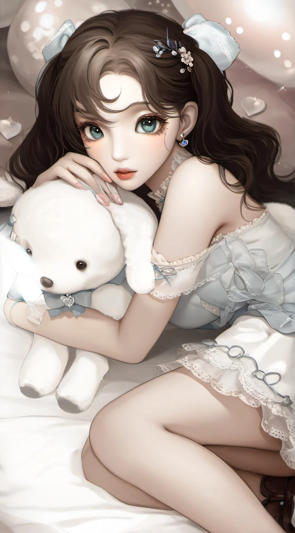 ai character: lia  background