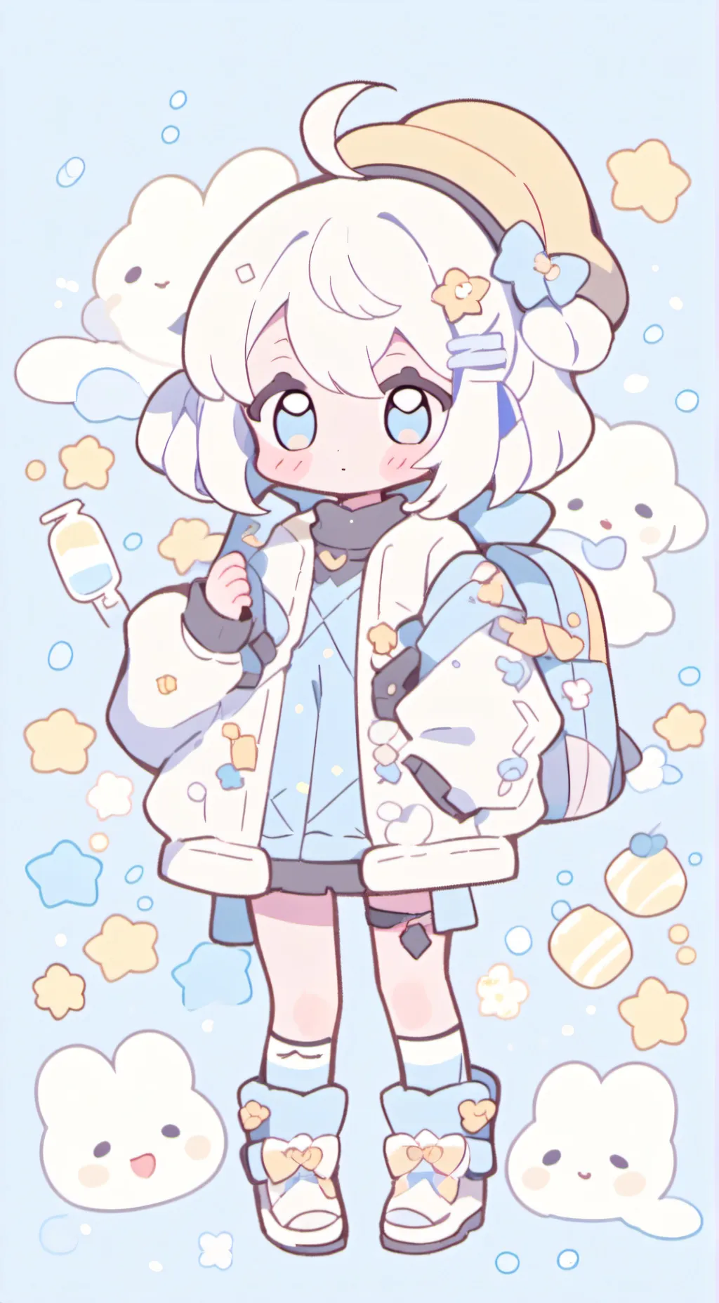 ai character: fofinha  background