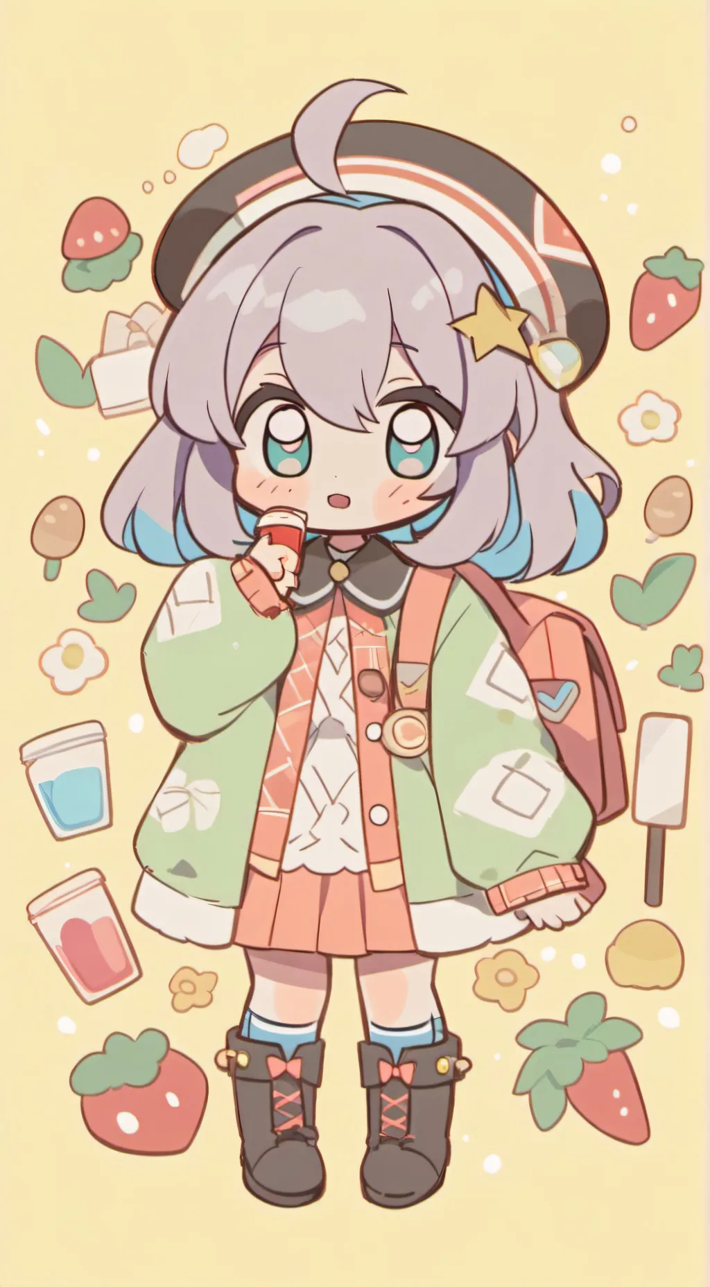 ai character: Lily background