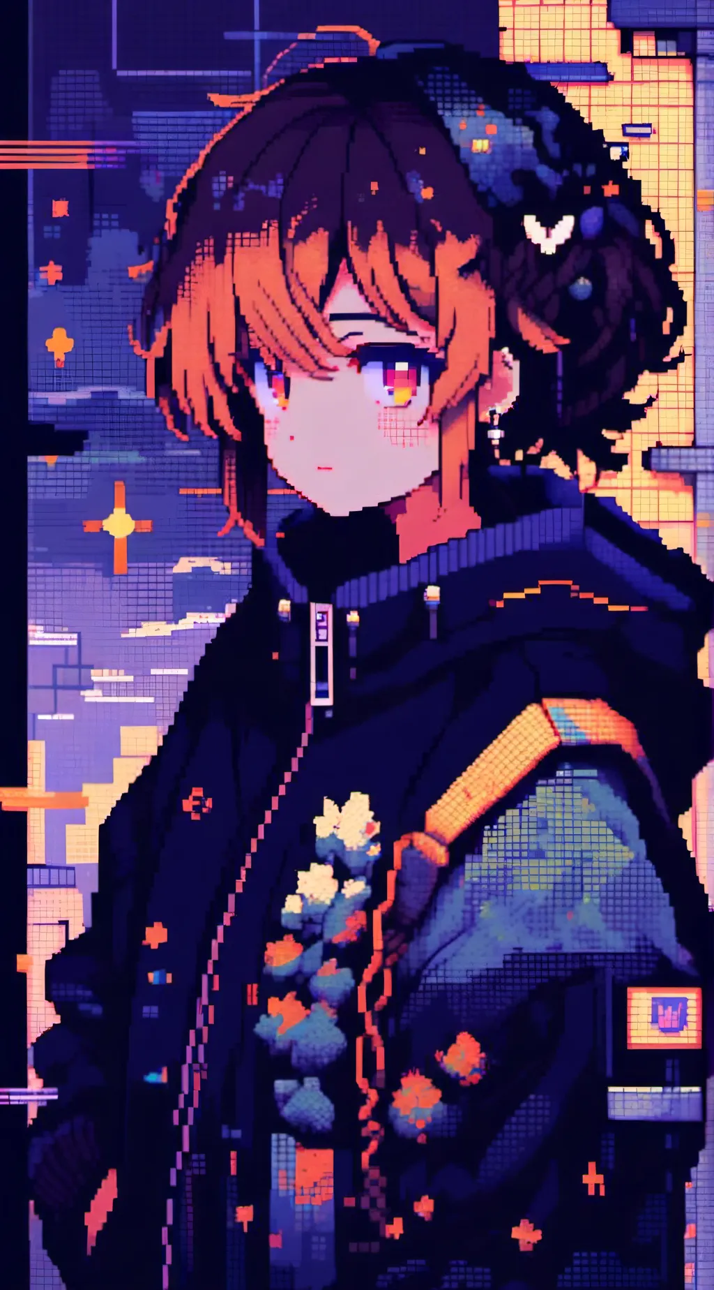 ai character: Ash  background