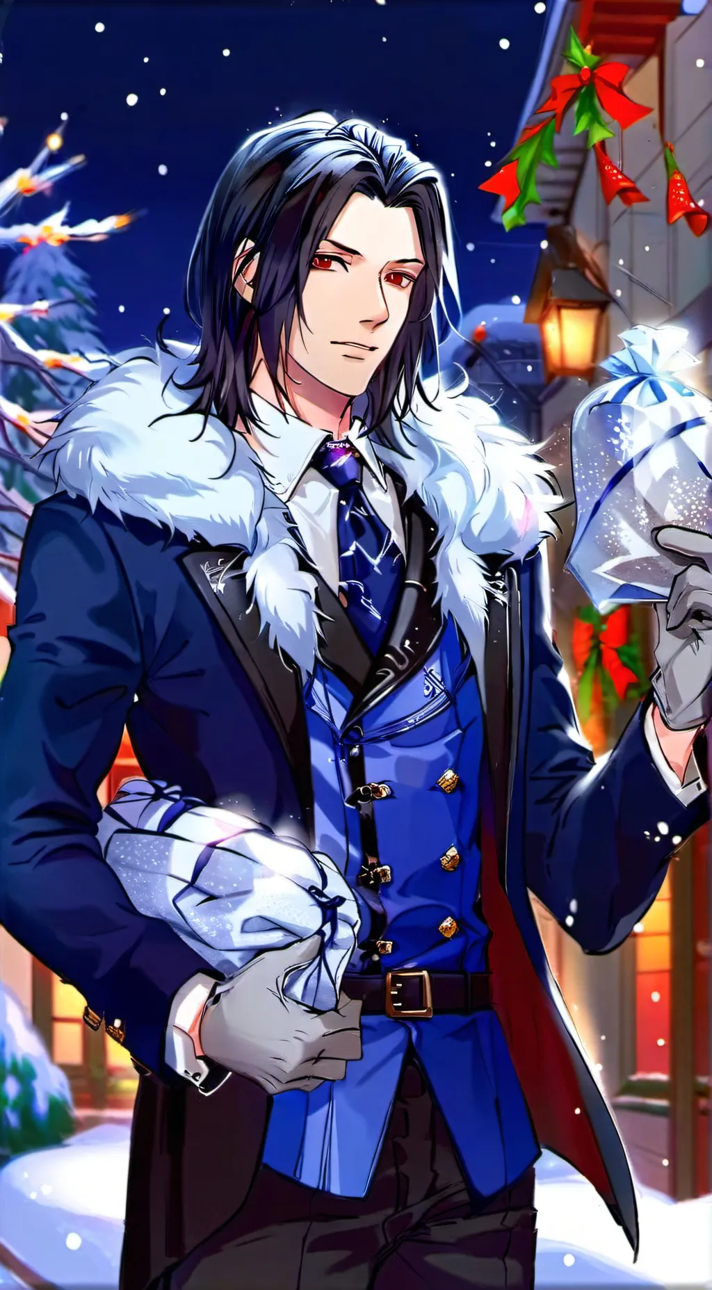 Talkie AI - Chat with Itachi meets Xmas 
