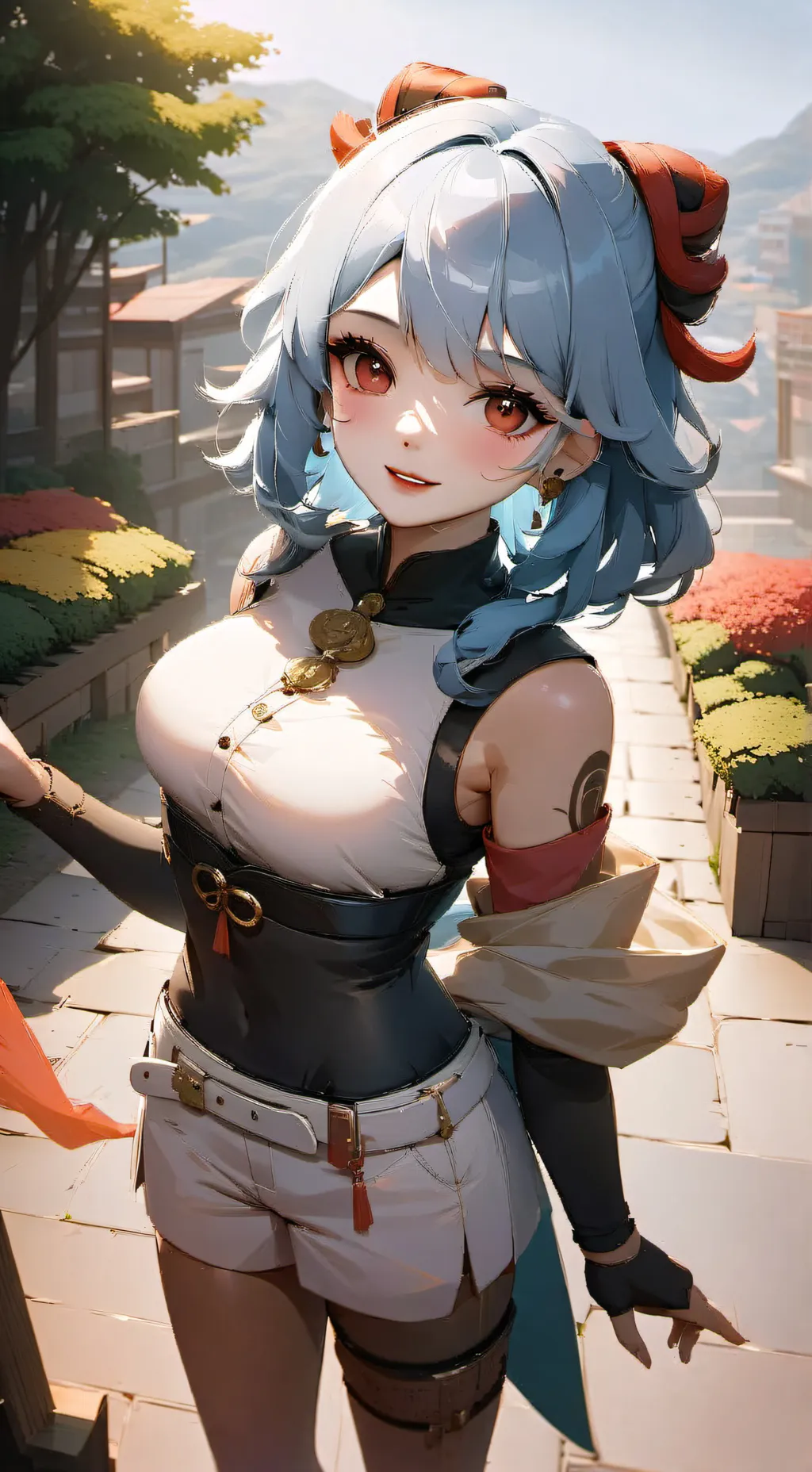 ai character: Ariana saruto background