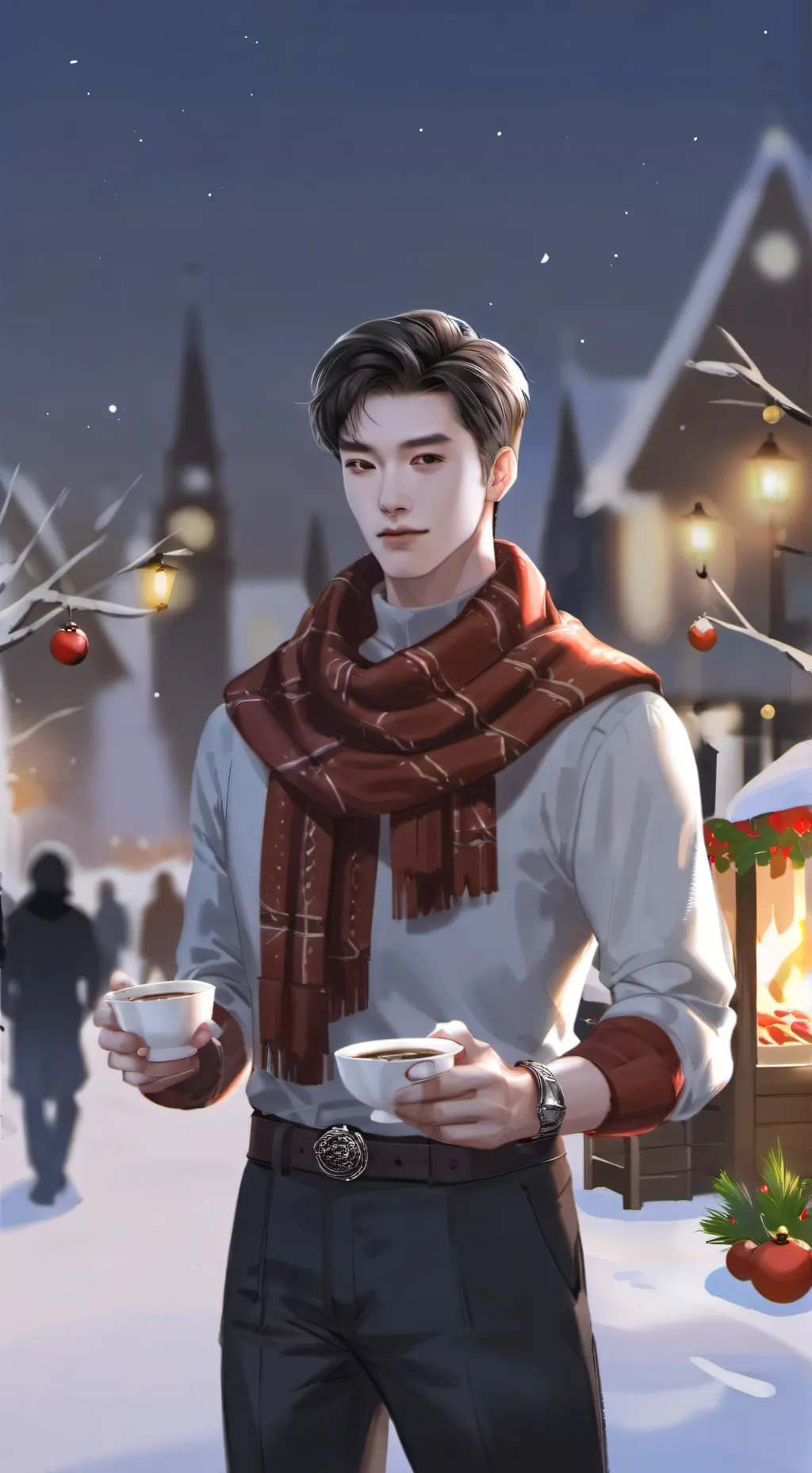 ai character: ❄️•Sam•❄️ background